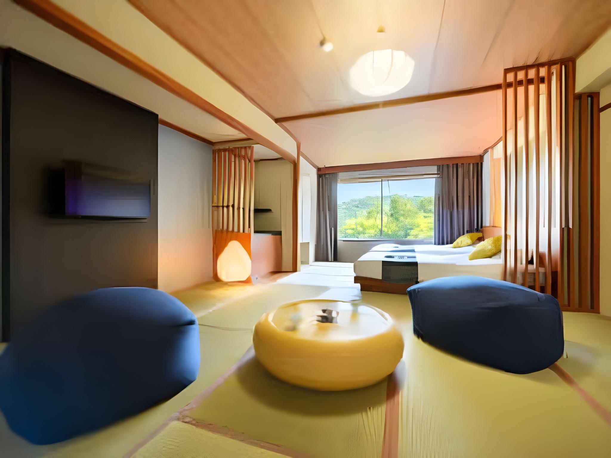 Semi Room, Western, 2 Semi Double Beds, Tatami, Main Building