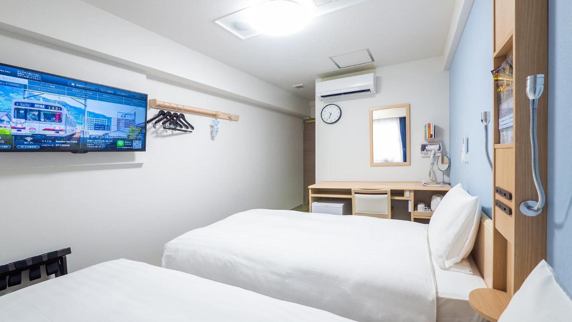 غرفة بسريرين منفصلين، Toyoko Inn Nagasaki Ekimae 3/7