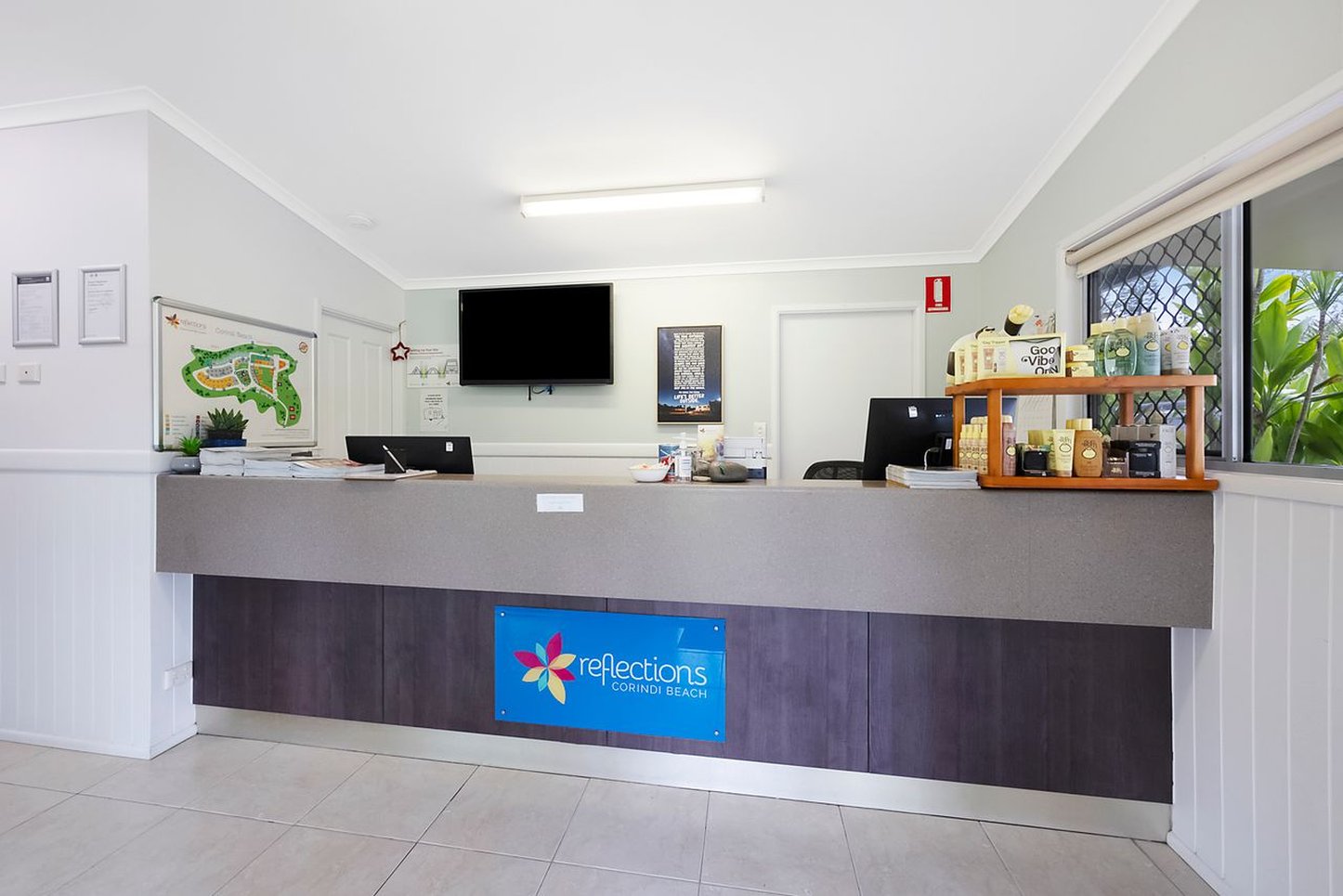 Lobby at Reflections Holiday Parks Corindi Beach, COFFS HARBOUR