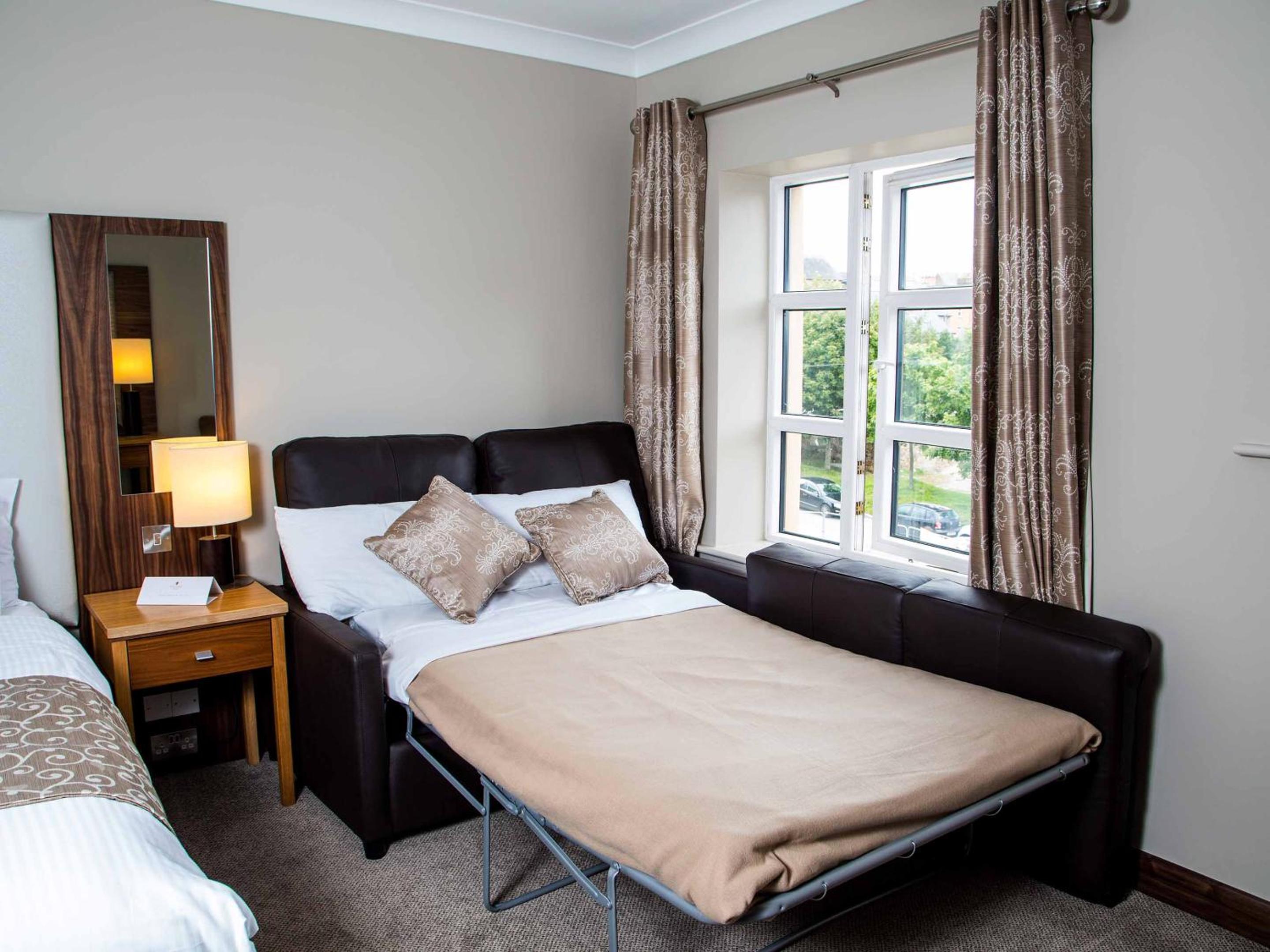 Room, Double Bed, Sofa