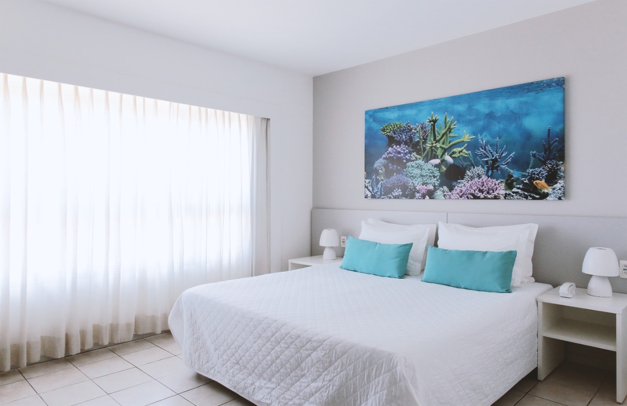 Room, Double Bed, Lateral Side Sea View