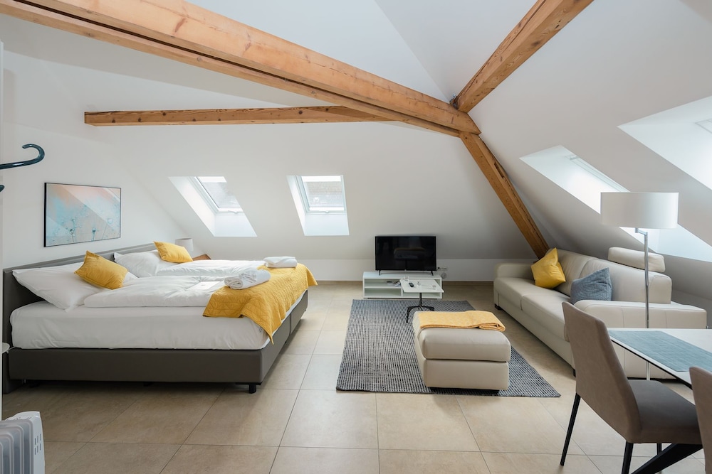 1 Bedroom, Junior, Apartment, Queen Bed, Kitchen