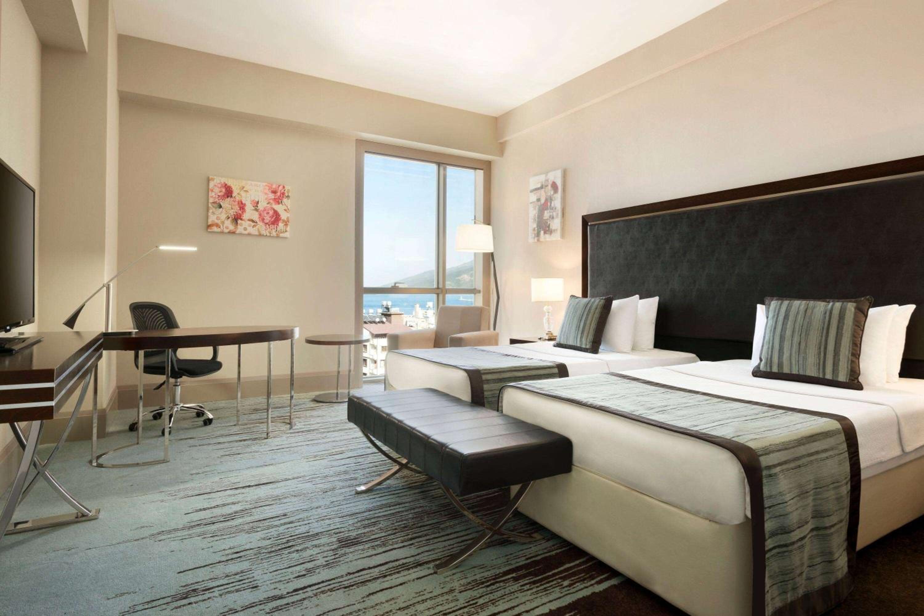 Deluxe, Twin Beds, Sea View
