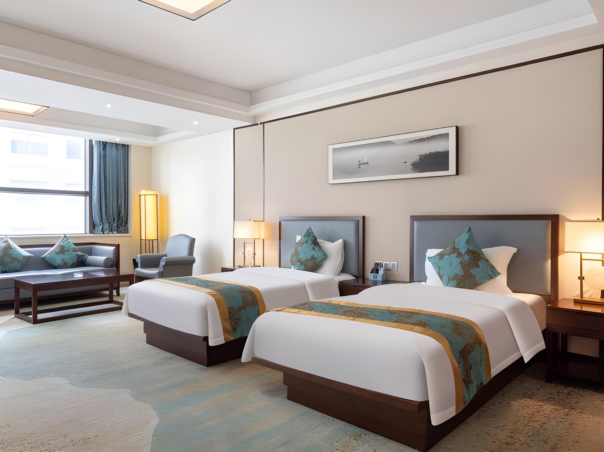 Light, Luxury, Twin Beds, River View