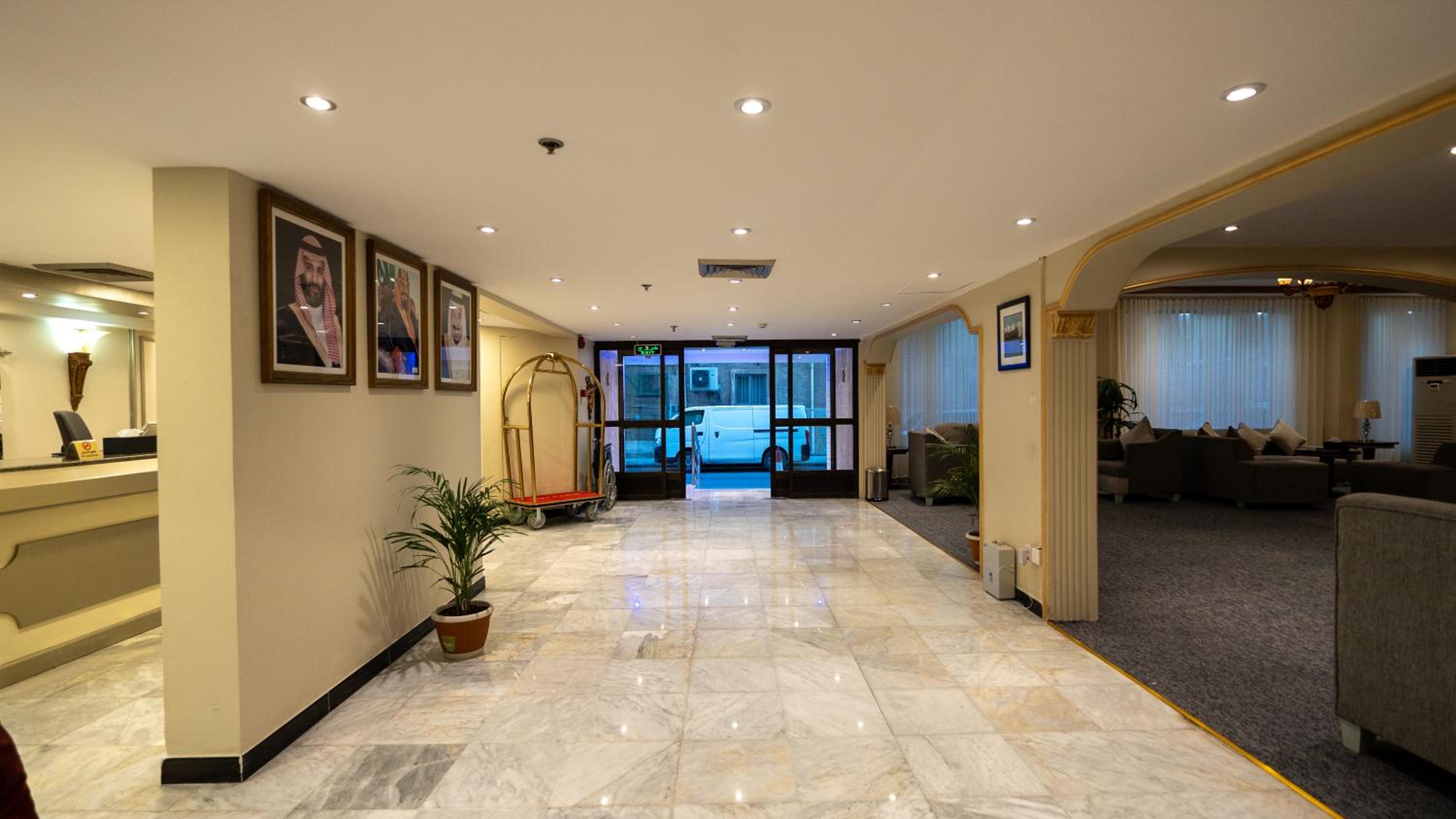 Lobby at Aliqbal Hotel, AL KHOBAR