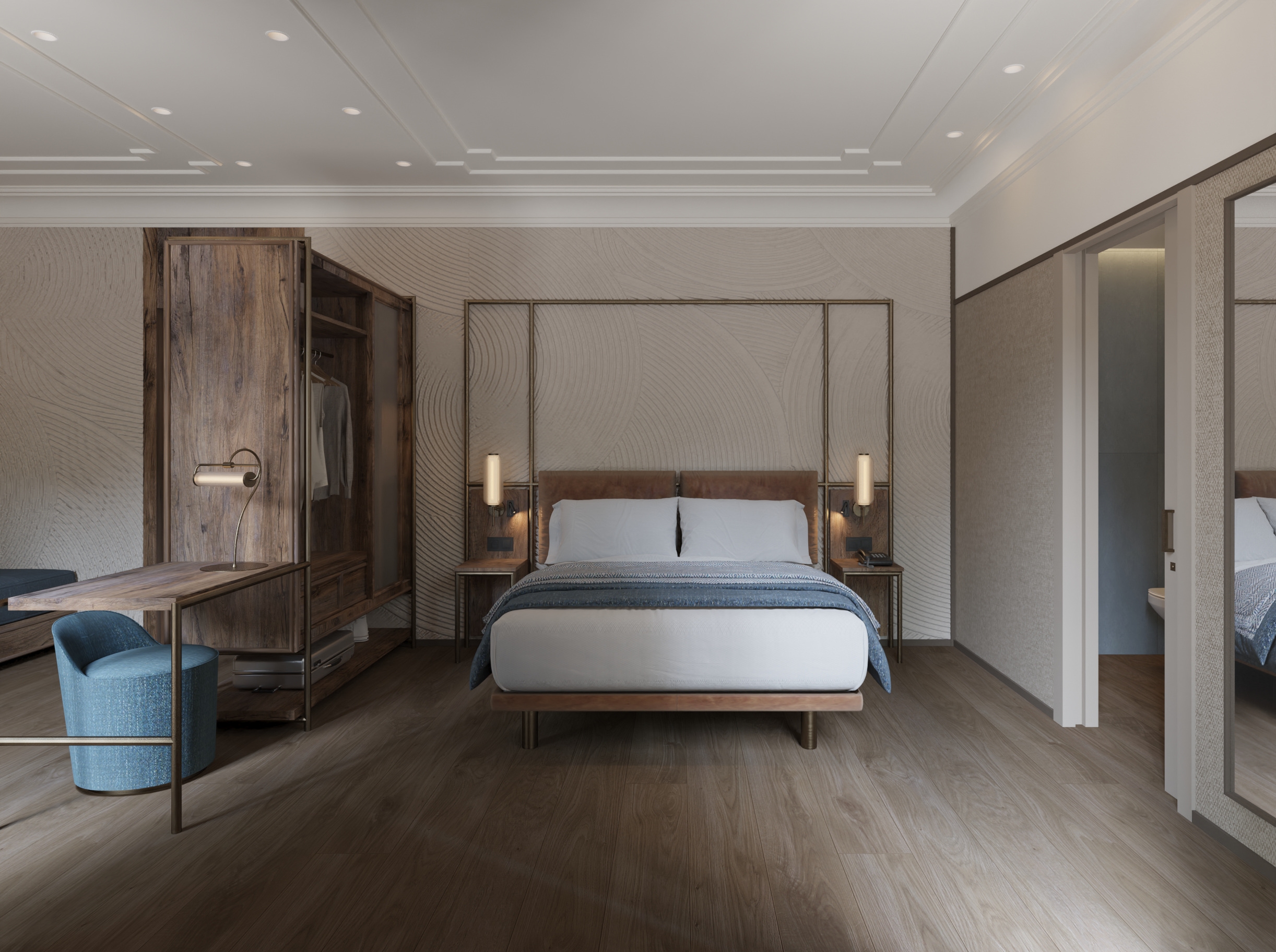 غرفة بسرير مزدوج أو سريرين منفصلين مع سرير إضافي، Medinaceli Hotel 7/10