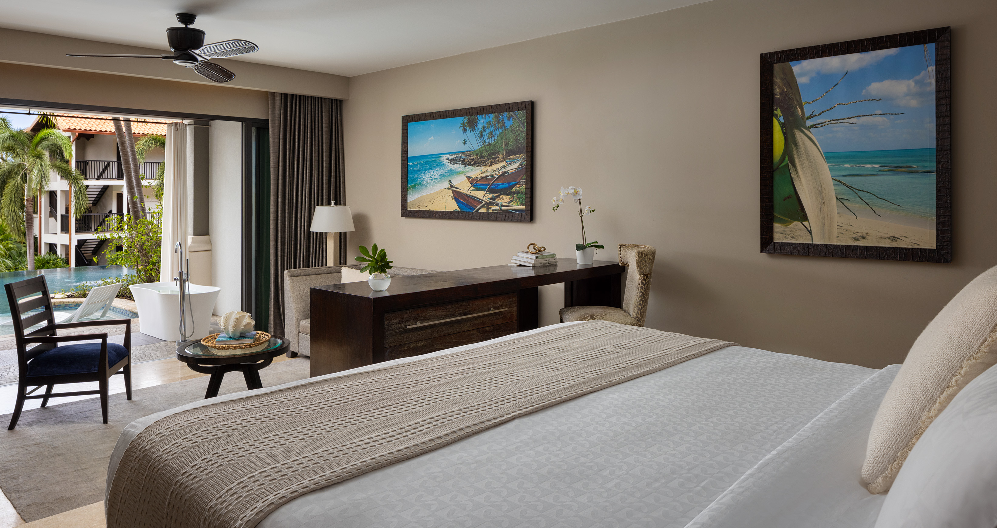 1 Bedroom, Swim Up, Bi Level, Suite, Butler, Patio, Bathtub