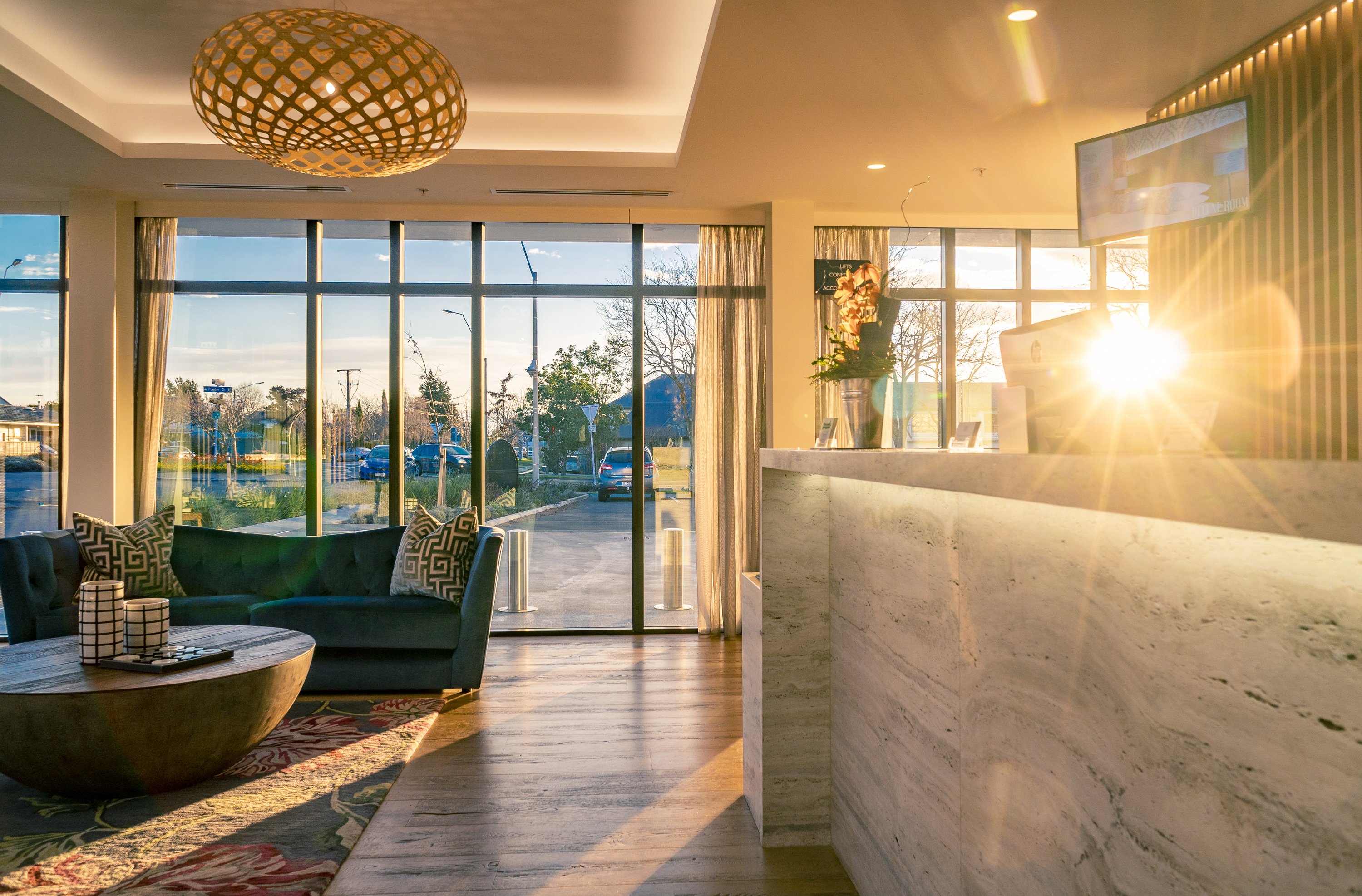 Lobby at Porters Boutique Hotel, HAVELOCK NORTH