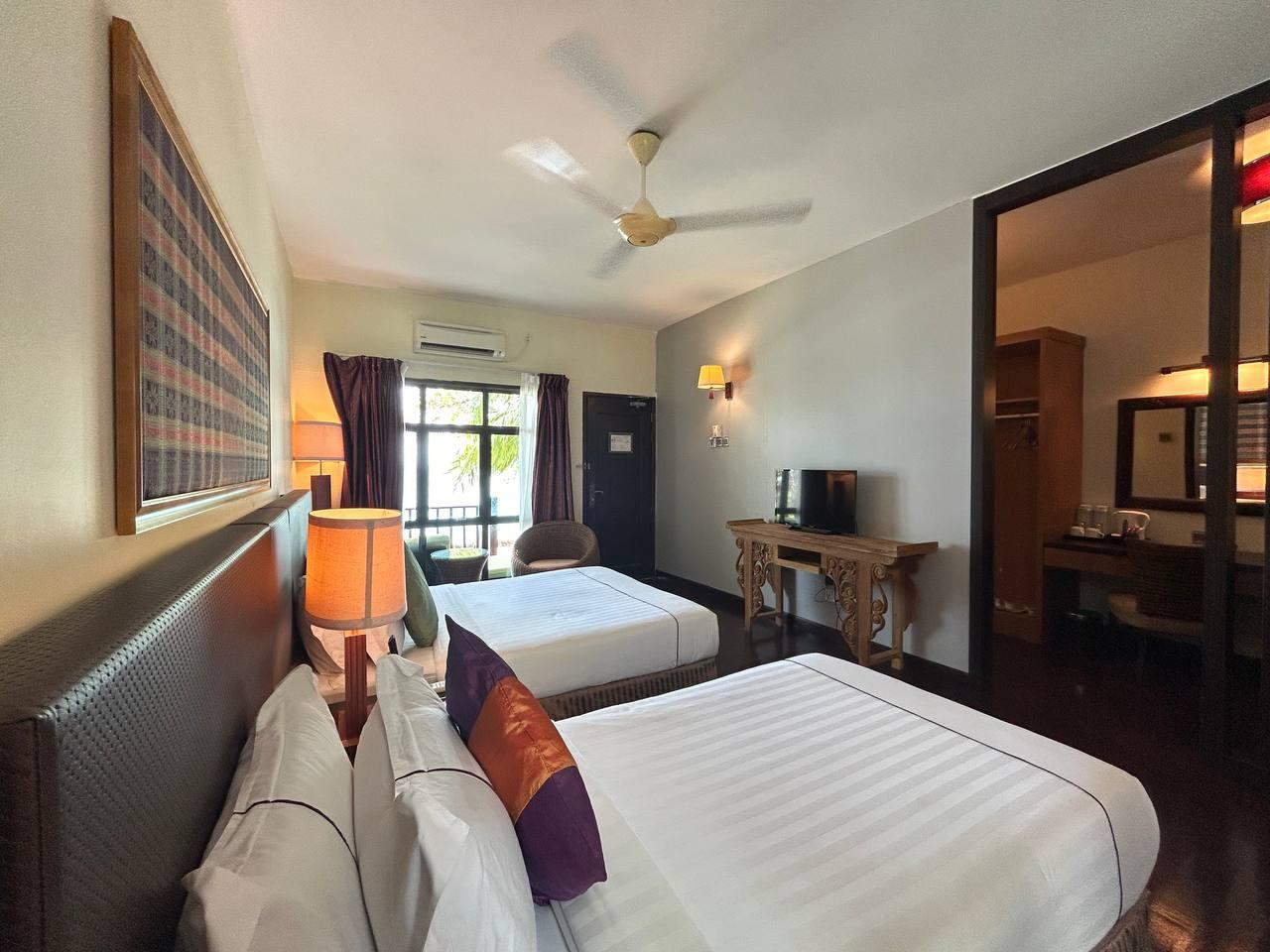 Beach, Family, Villa, 1 Double and 1 Single Bed
