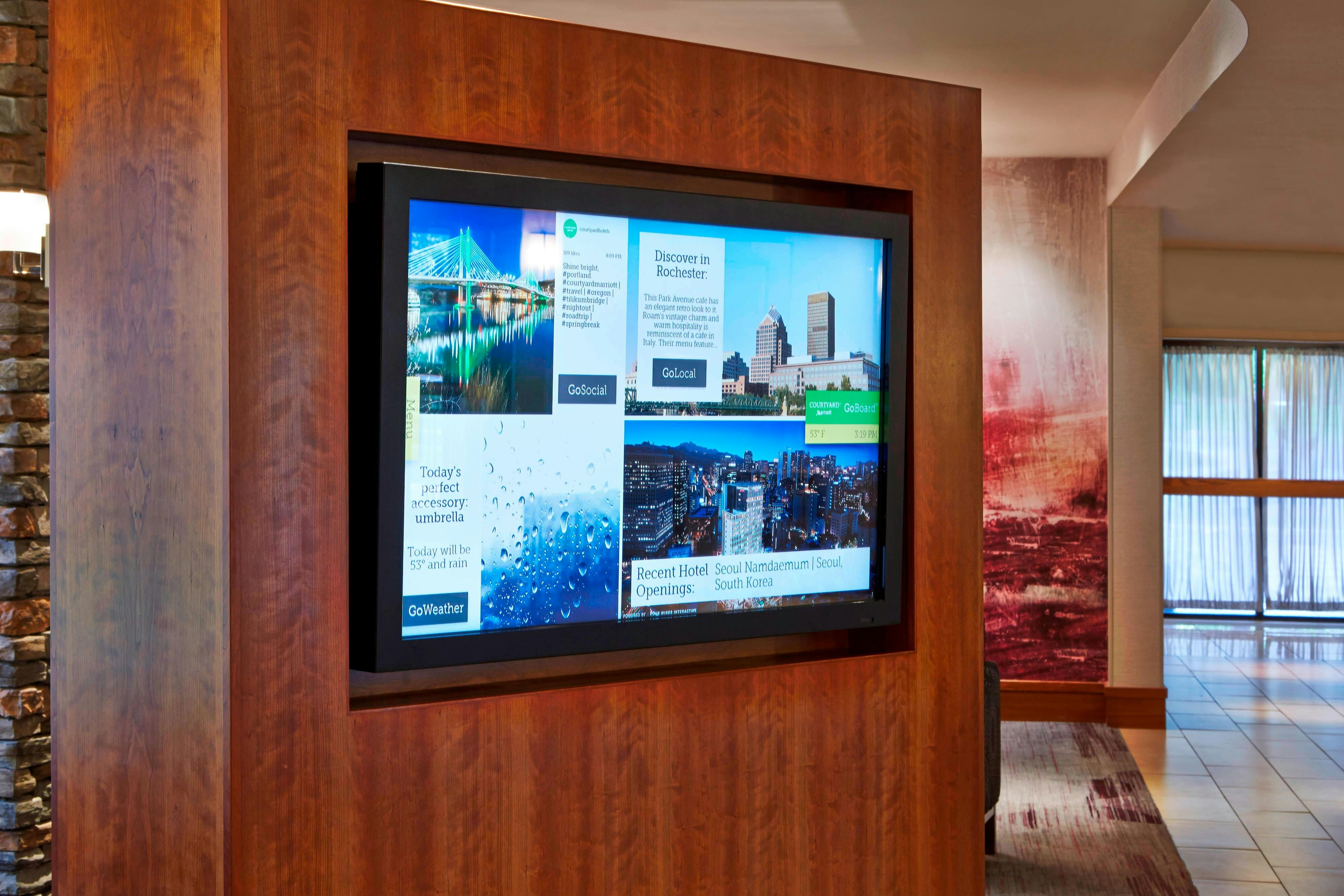 Lobby at Courtyard By Marriott Rochester Brighton, ROCHESTER - NY