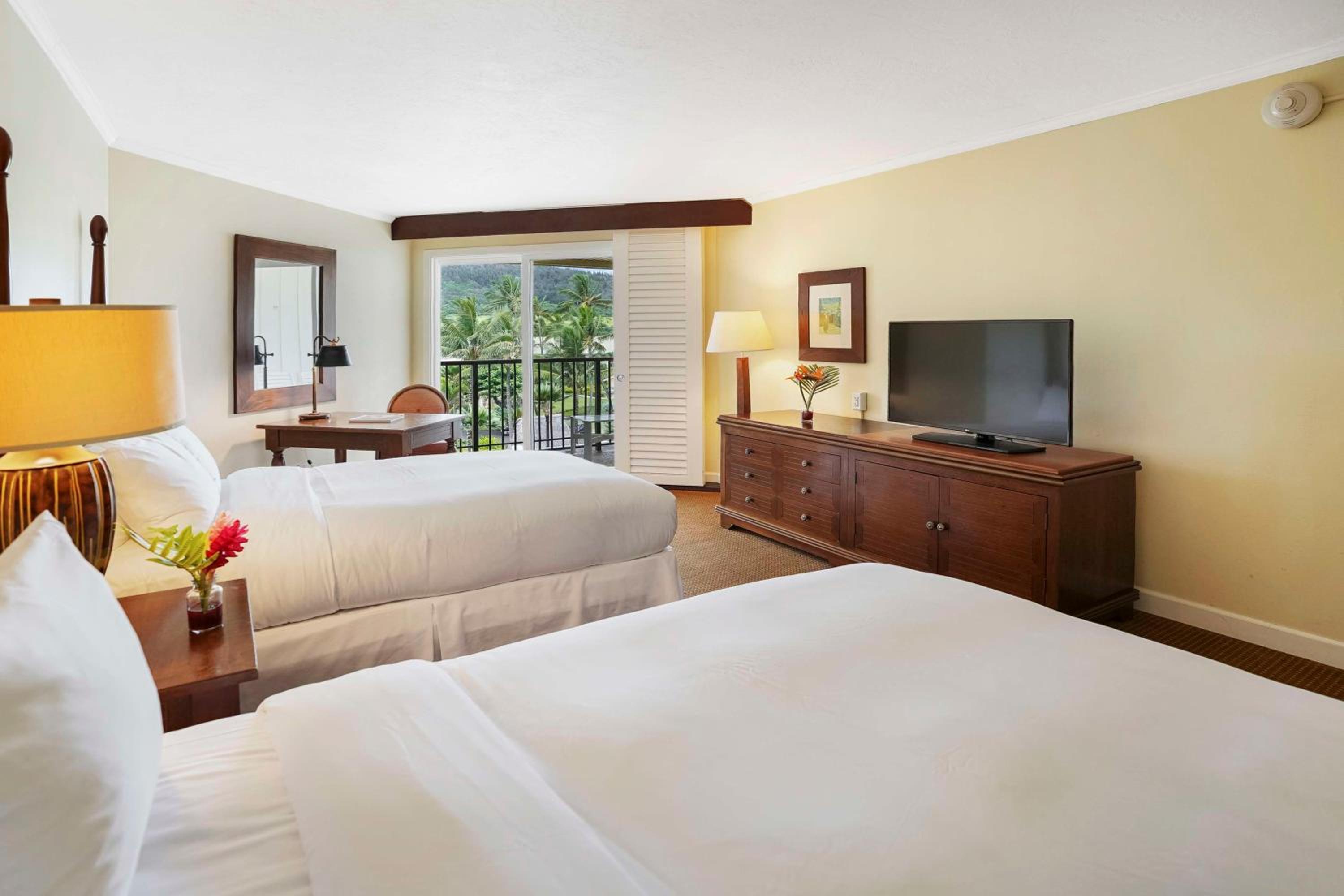 Standard, 2 Double Beds, Garden or Mountain View