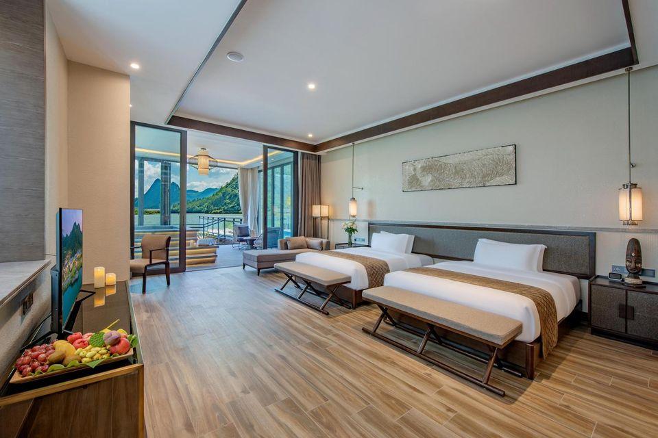 Type A, Family, Suite, Villa, 2 Double Beds, Near Water View