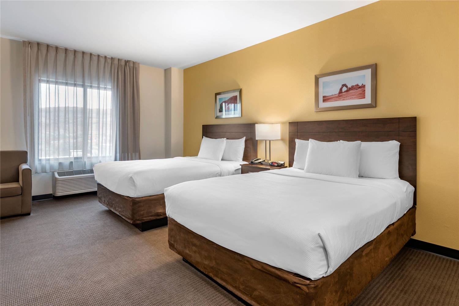 EFFICIENCY, SUITE, 2 QUEEN BEDS