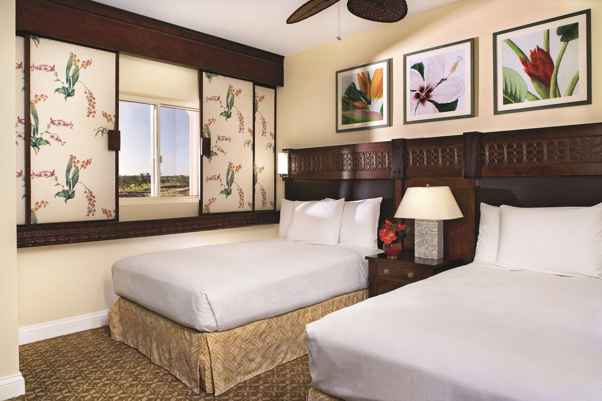 1 Bedroom, Deluxe, Suite, 2 Double Beds, Resort View, Sofa