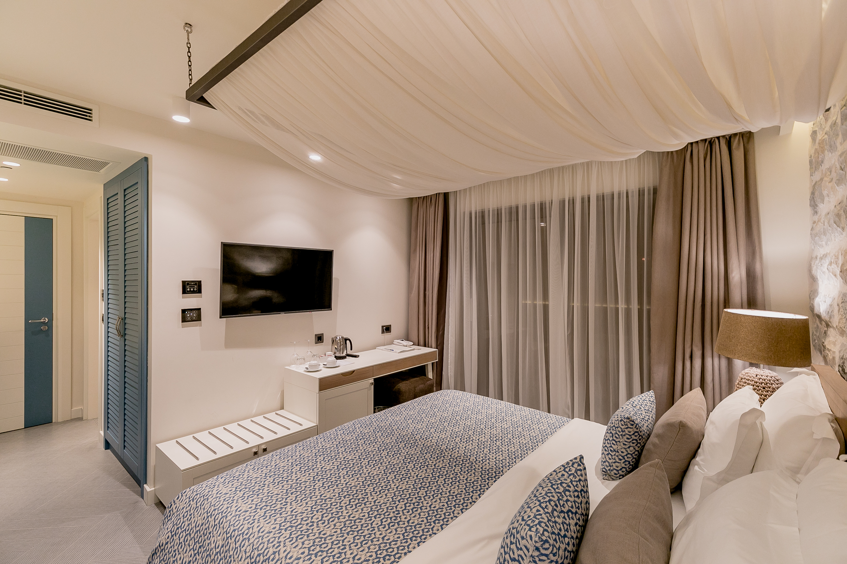 غرفة بسرير مزدوج بإطلالة على البحر، Casa Del Mare Mediterraneo 2/3