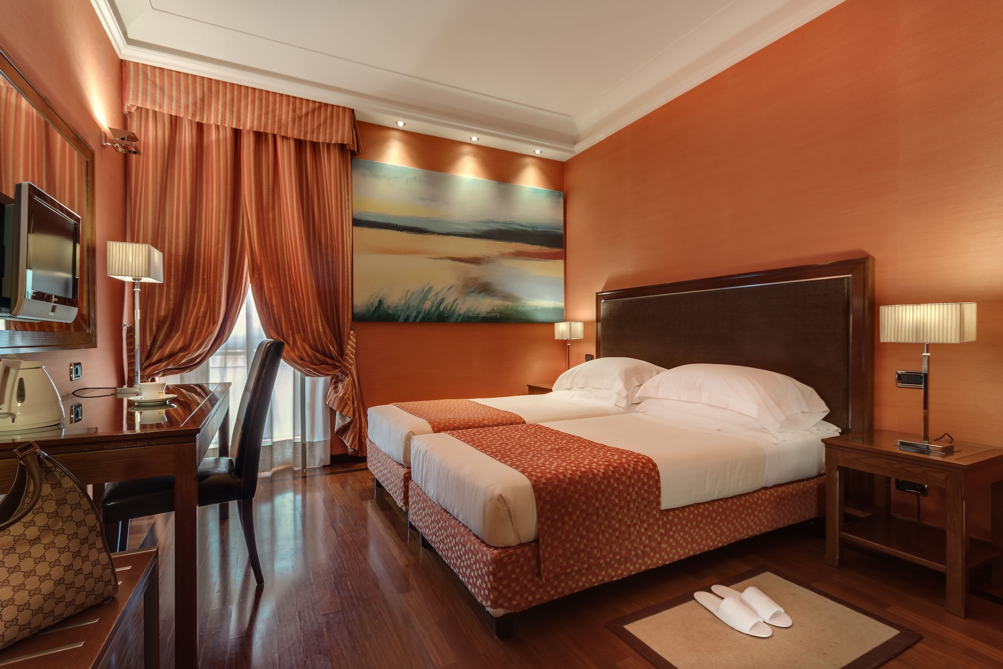 غرفة كومفورت مفردة بسريرين منفصلين، Grand Hotel Adriatico 3/10