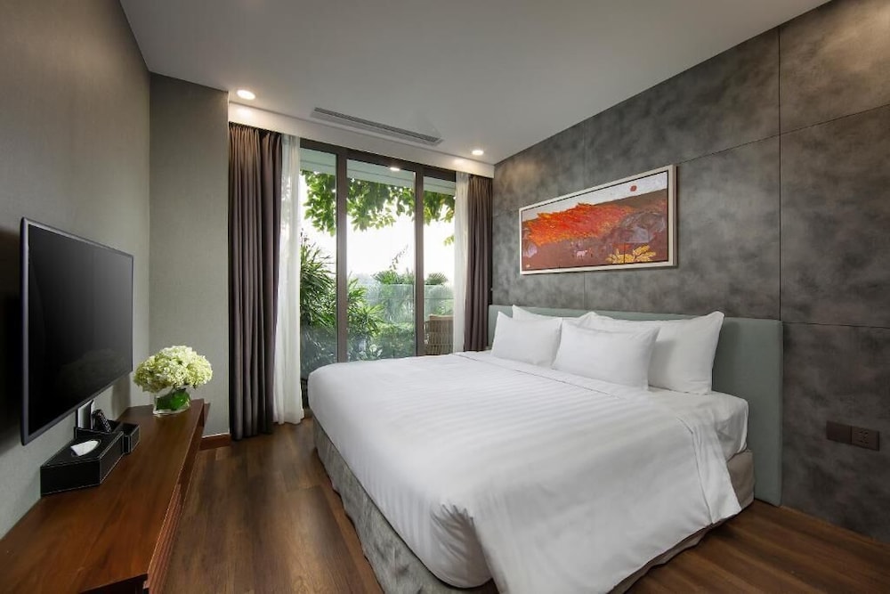 2 Bedrooms, Sky, Deluxe, 1 Double and 1 Single Bed