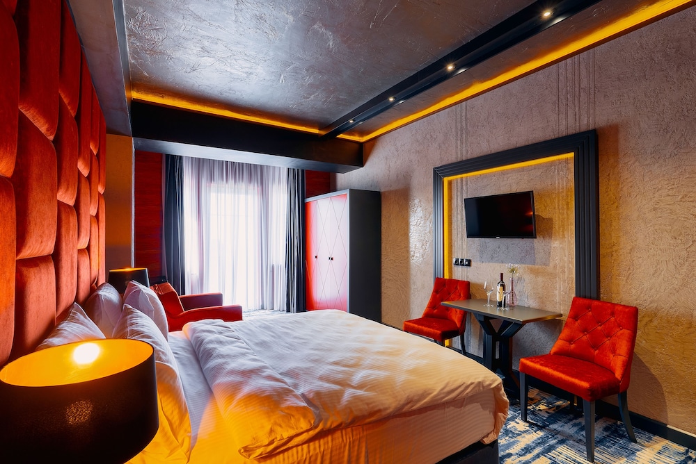 غرفة ديلوكس بسرير مزدوج أو سريرين منفصلين بإطلالة على البحر، Tapis Rouge Design Boutique Hotel 7/10