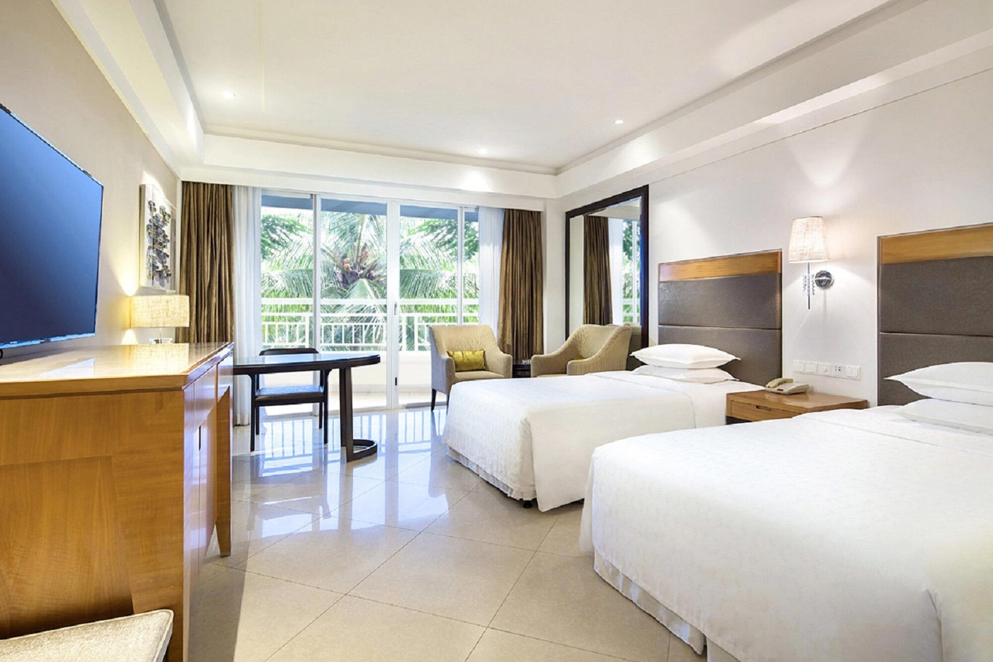 Room, Twin Beds, Garden View, Balcony