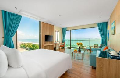 Sala, Ocean, Suite, Queen Bed, Balcony