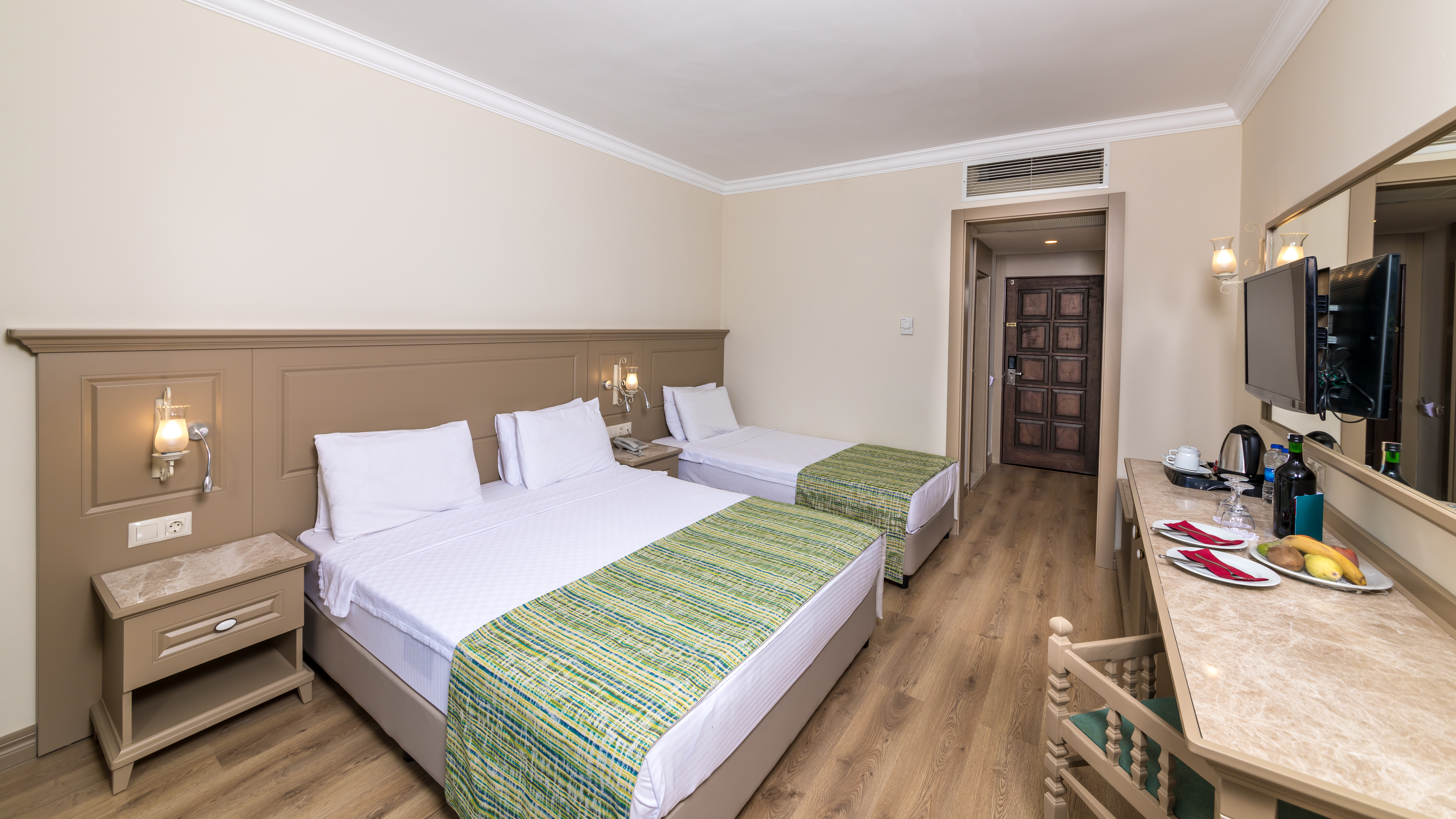 Room, Double Bed, Land View