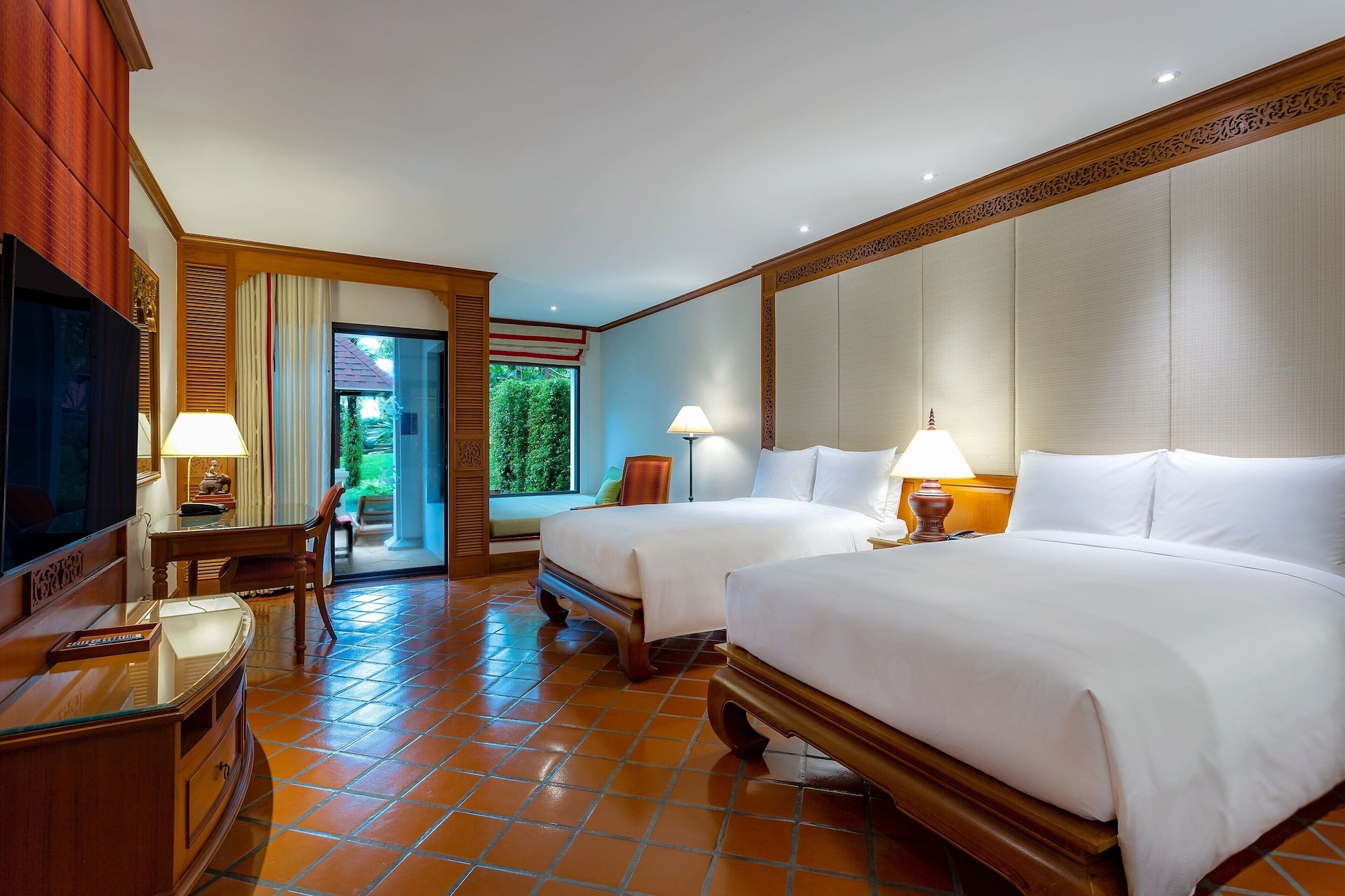 Premium, 2 Double Beds, Pool View, Pool Access, Ground Floor