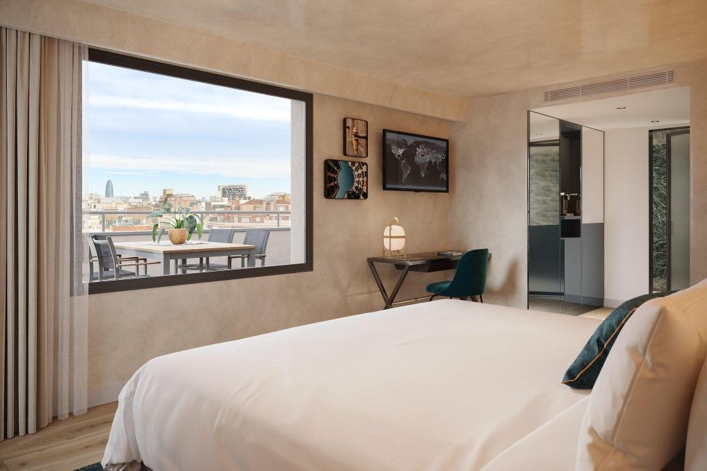 Grand, Guest Room, King Bed, Sagrada Familia View, Terrace, High Floor