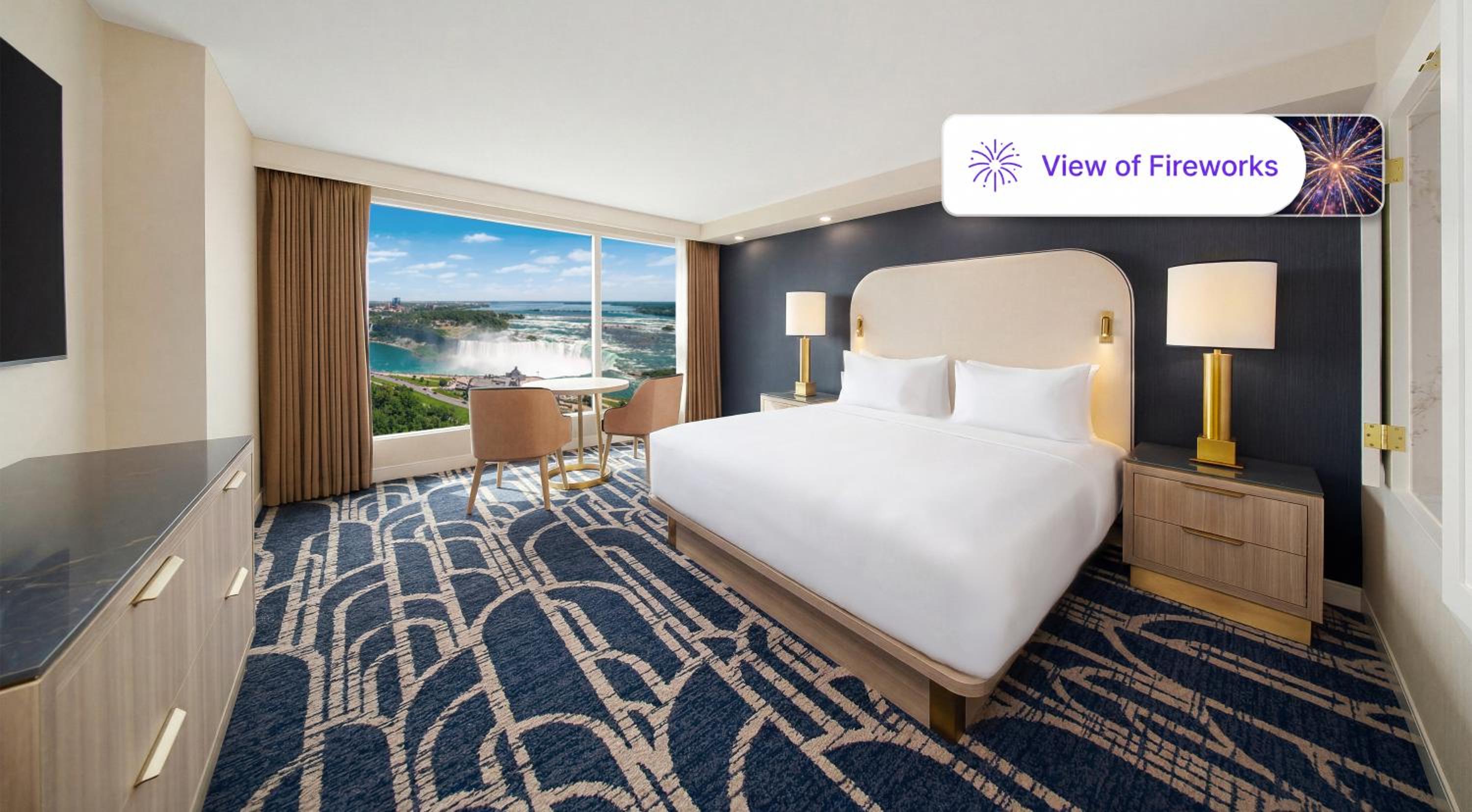 Presidential, Premium, Junior Suite, King Bed, Falls View