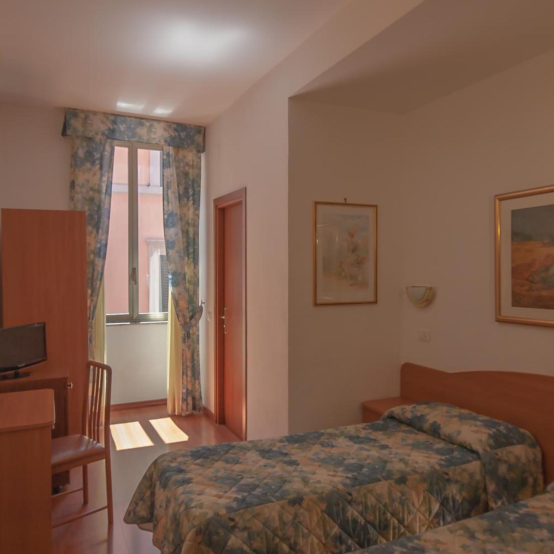 غرفة بسرير مزدوج أو سريرين منفصلين، Tirreno Hotel 10/10
