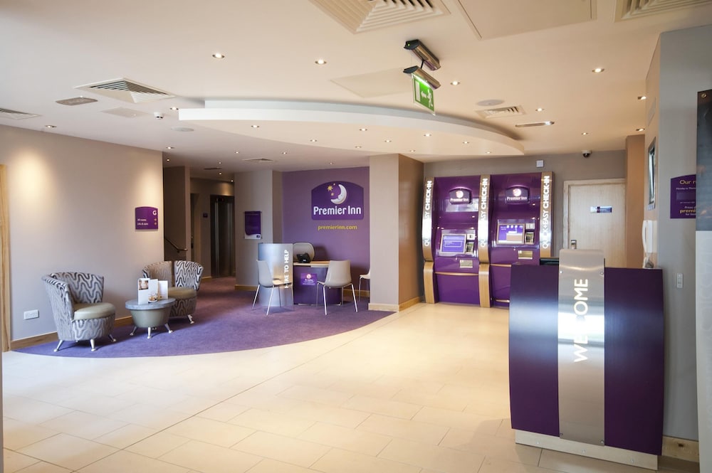 Lobby at Premier Inn Edinburgh Airport (M9, Jct1), Newbridge