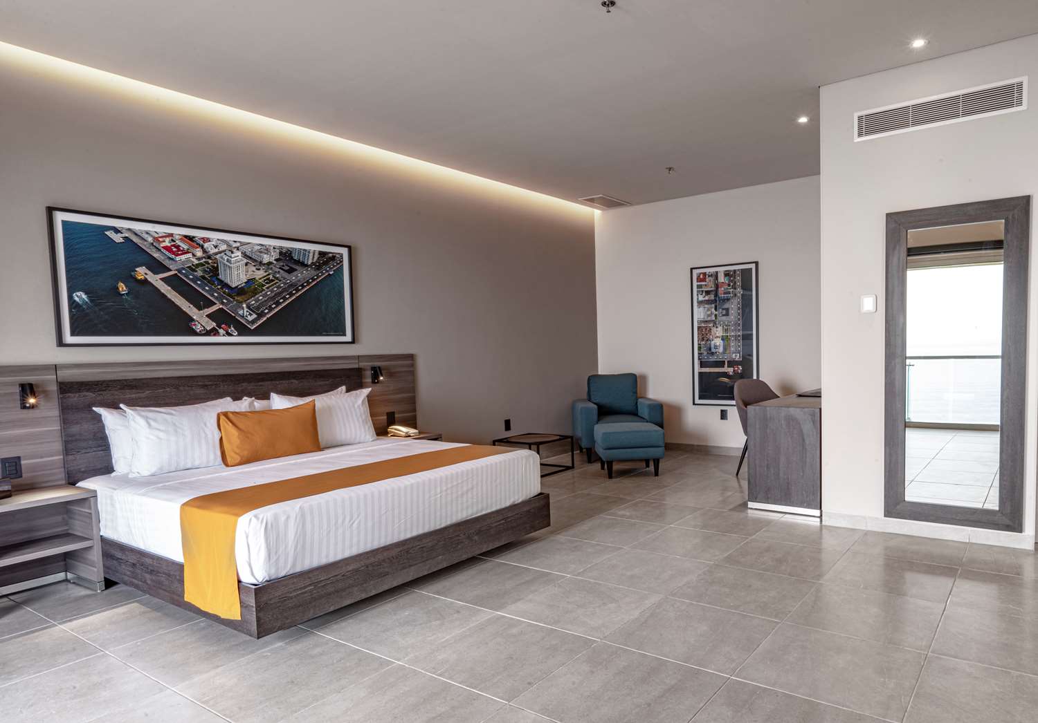 Suite, King Bed, Ocean View, Sofa