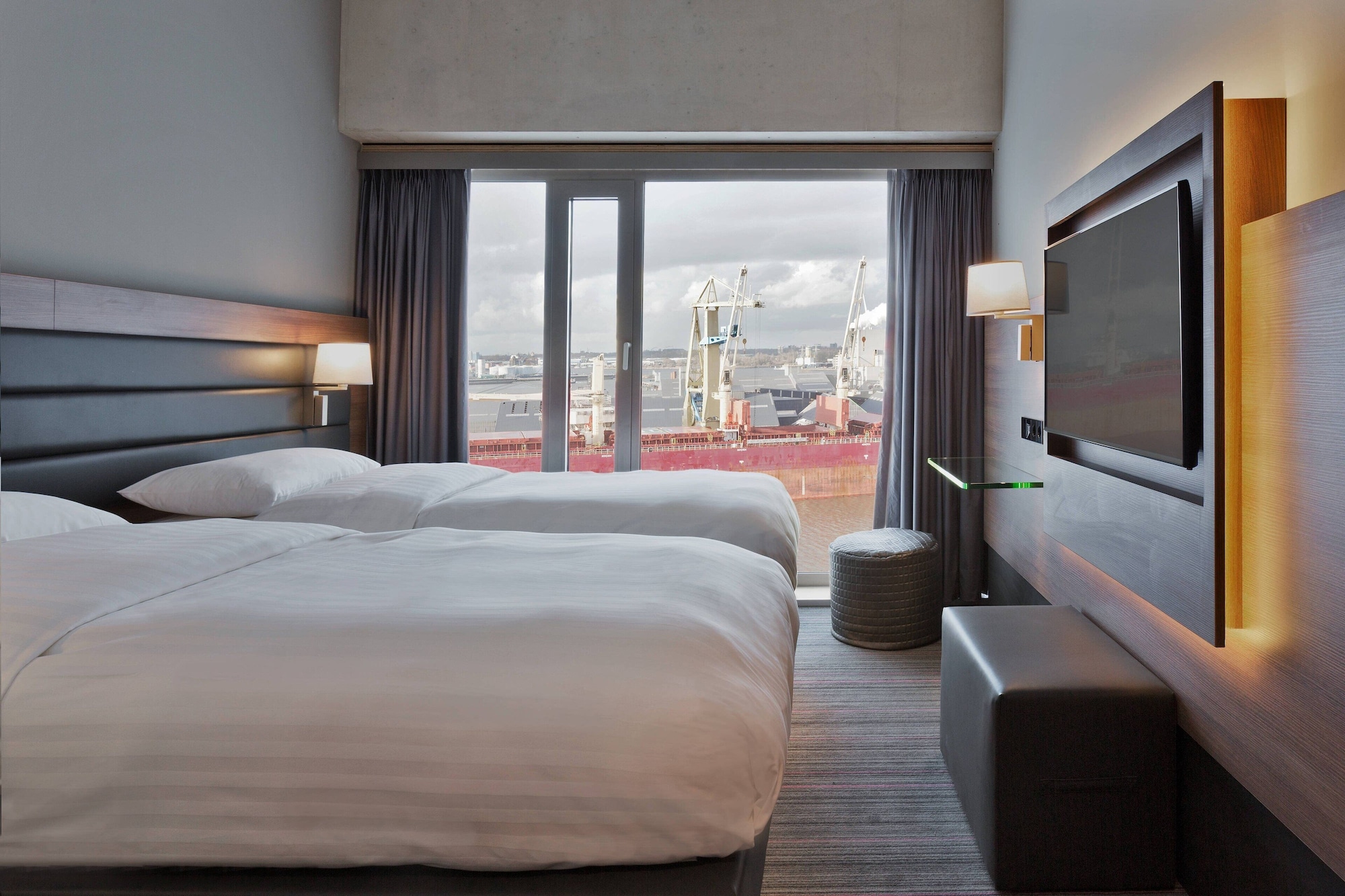 Room, Twin Beds, Harbour View