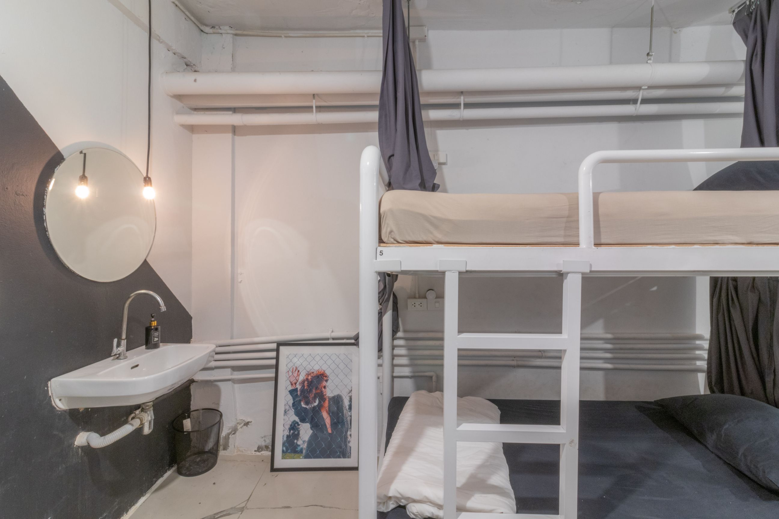 سكن مشترك مختلط بسرير بطابقين، Beige Poshtels Hostel 3/3