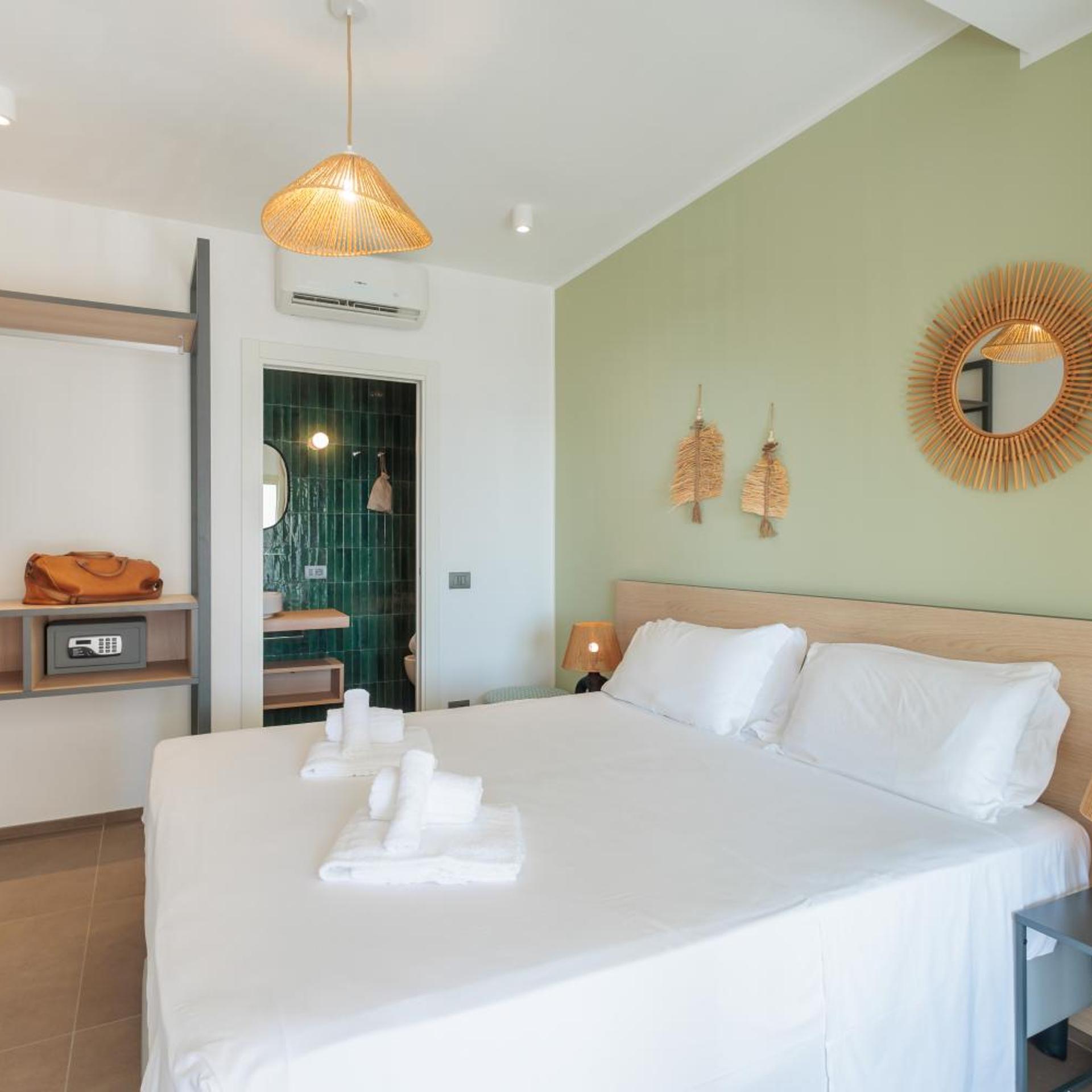 Room, Double Bed, Patio