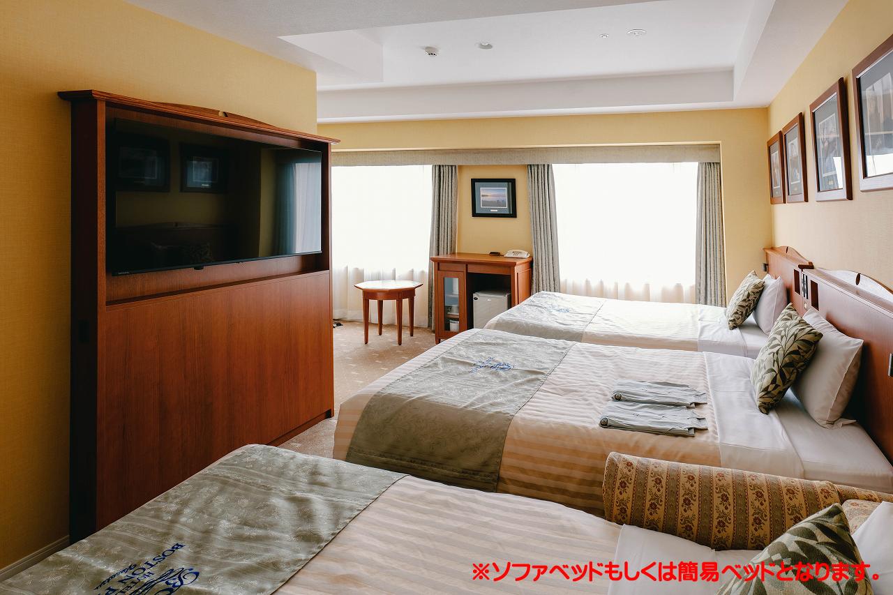 Deluxe, Triple, Twin Beds, with Extra Bed, City View