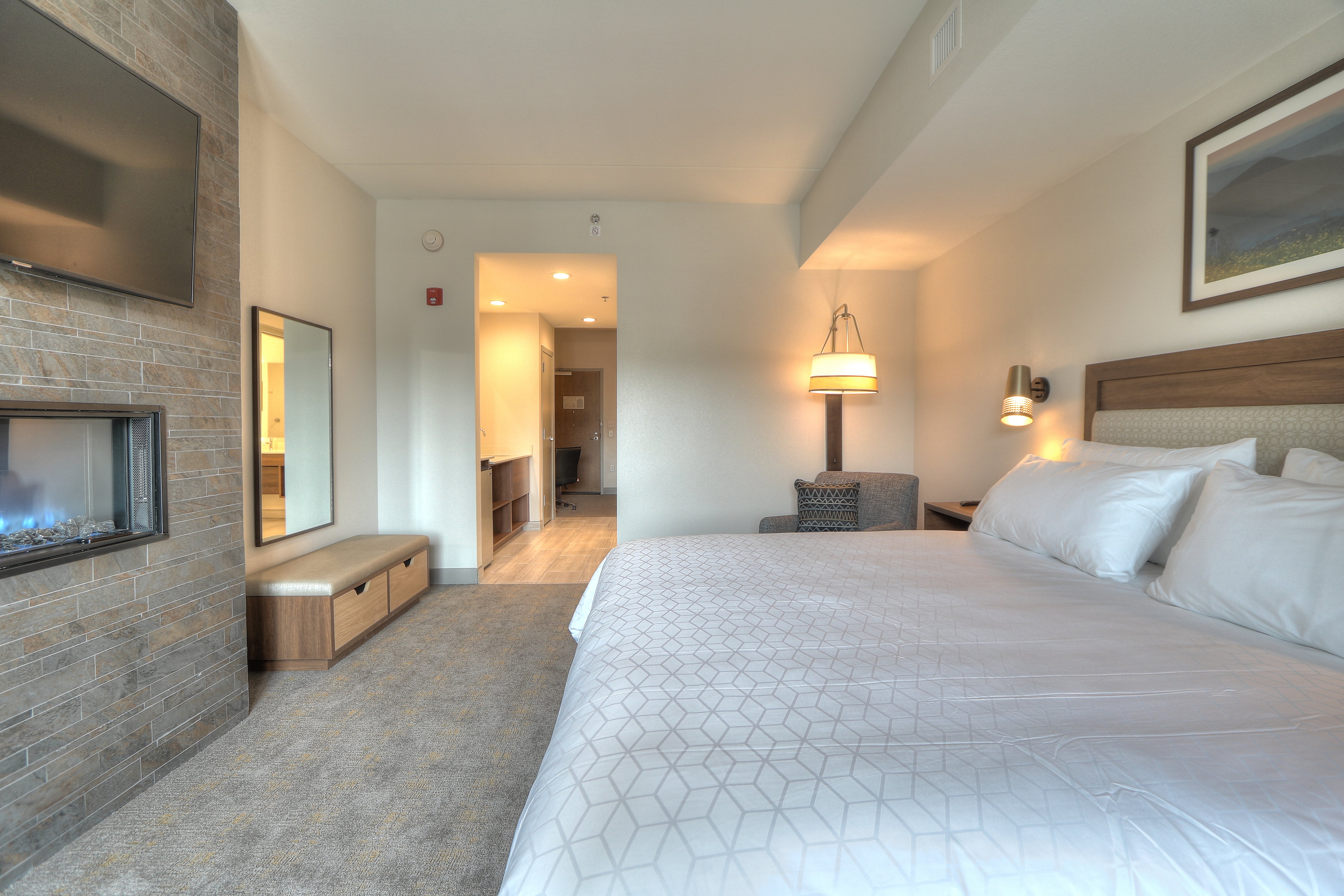 1 Bedroom, Suite, King Bed, Parkway View