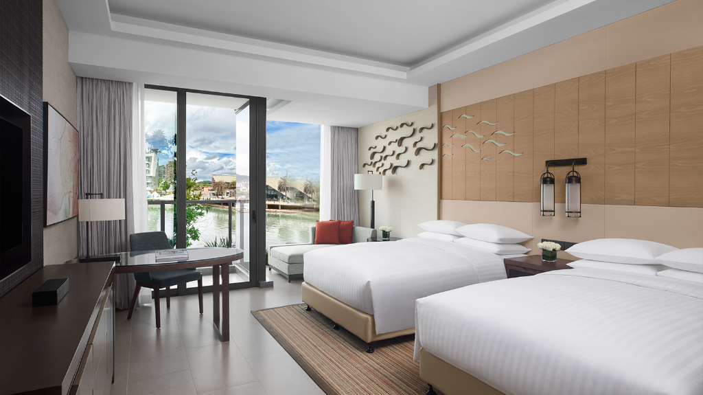 Harbor, Guest Room, 2 Double Beds, Harbour View, Balcony, North Tower