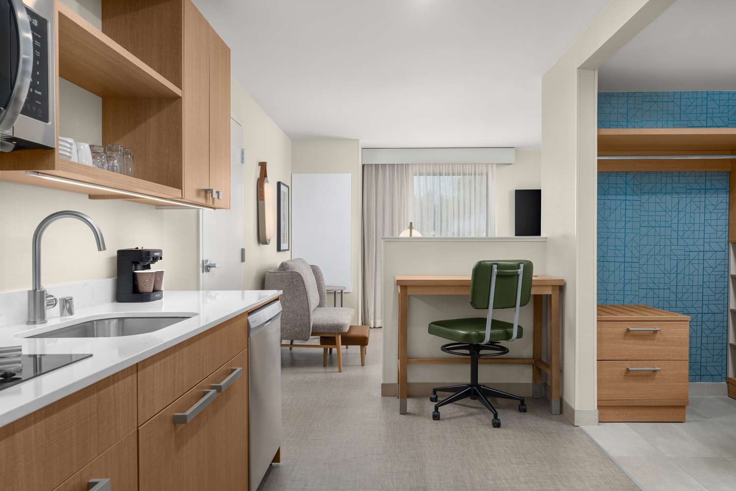 Efficiency, Suite, King Bed, Bathtub، Homewood Suites by Hilton North Las Vegas Speedway 4/4