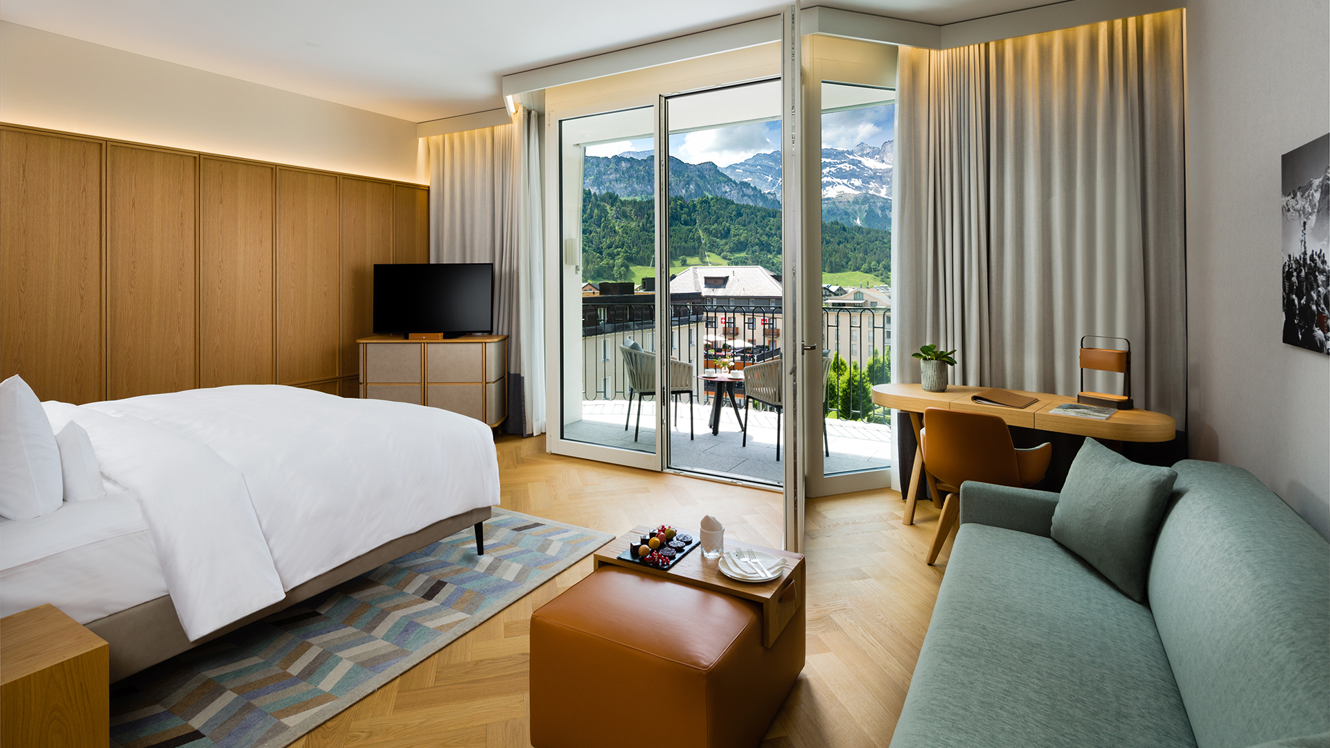 Premier, Double Bed, Kempinski Palace Engelberg 10/10