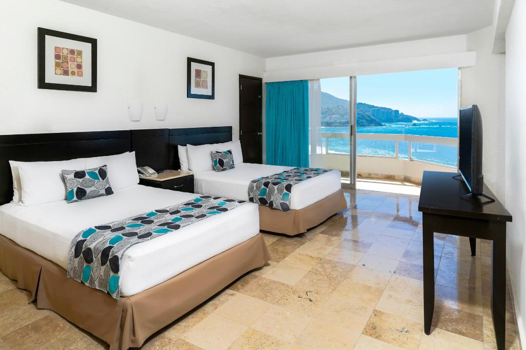 Superior, 2 Double Beds, Ocean View