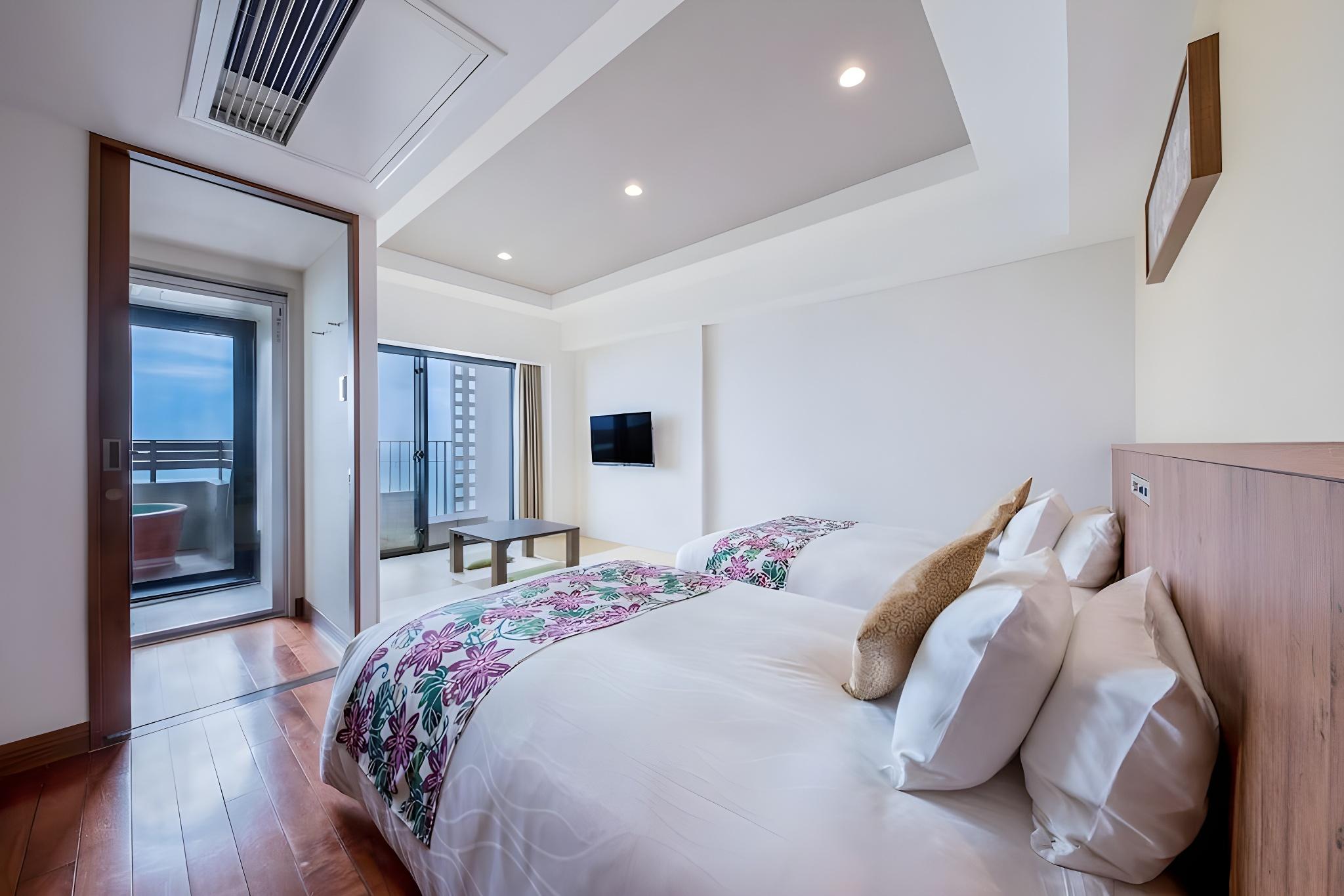 Private, Twin Beds, Ocean View, Tatami