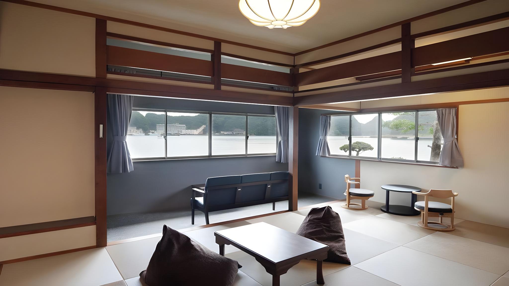 Japanese, Standard, 5 Futon Beds, No Bathroom, Tatami, Wooden Bathroom