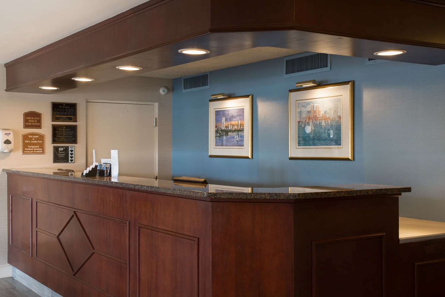Lobby at Ramada by Wyndham Boston, BOSTON - MA