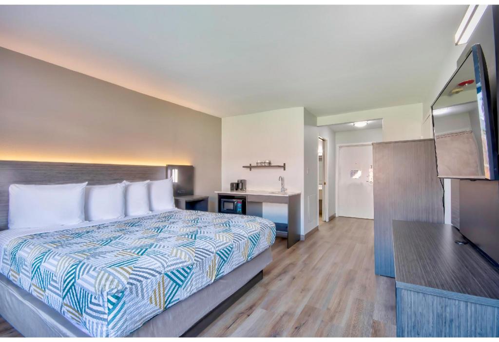 1 Queen Bed - ADA/RI Shower/Nsmk/Kitchen