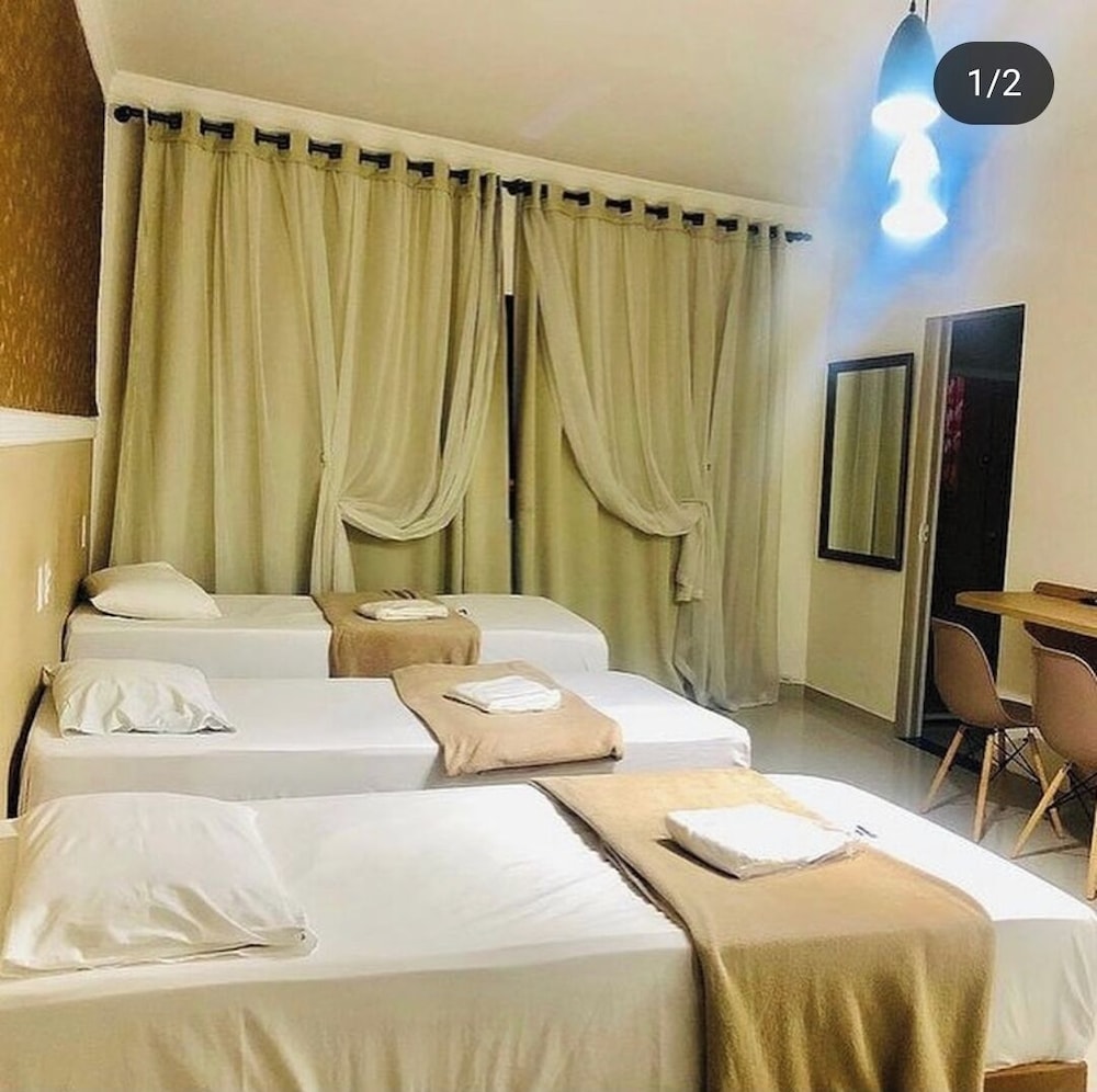 Room, Quadruple, 1 Double and 3 Single Beds, City View