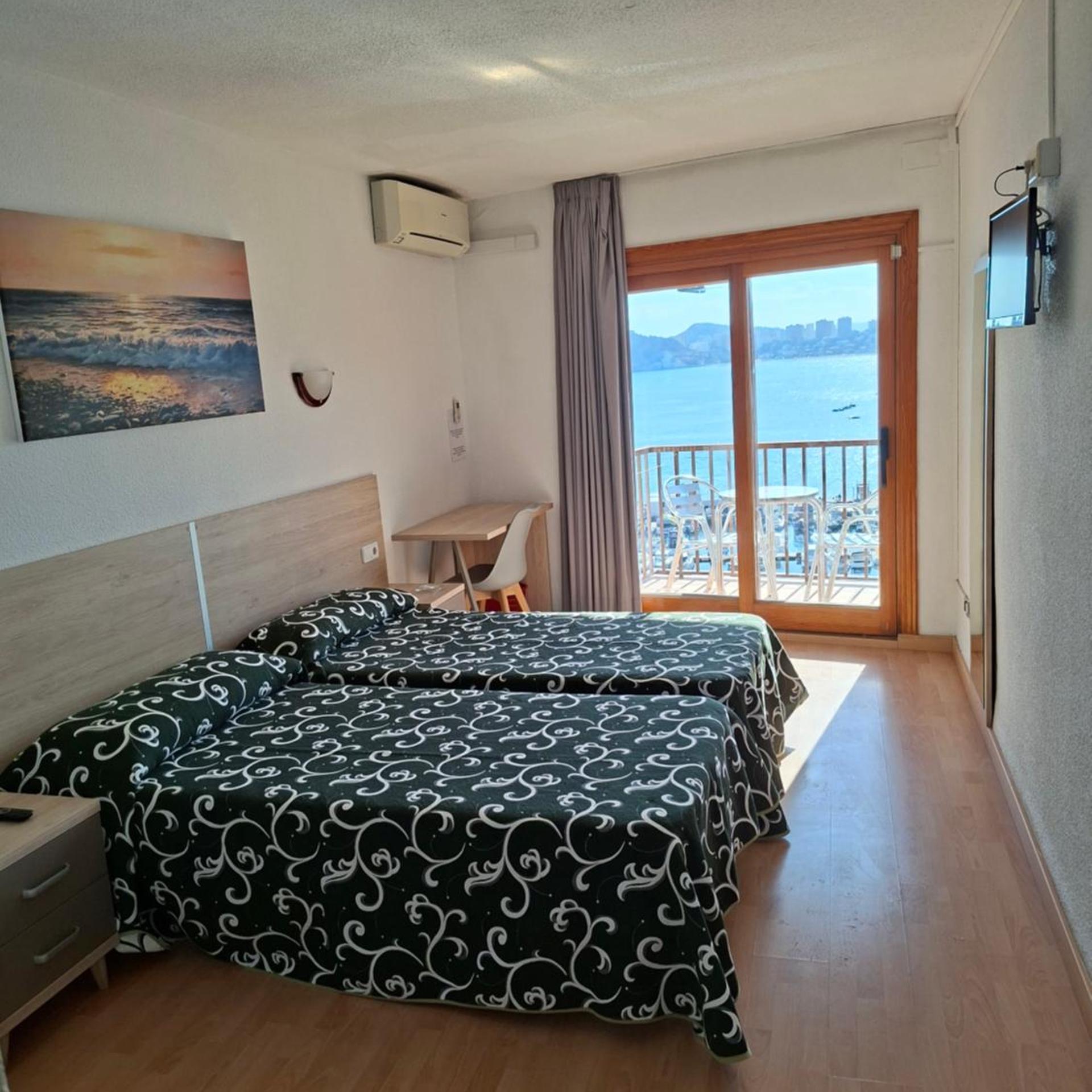 Room, Twin Beds, Sea View, Balcony