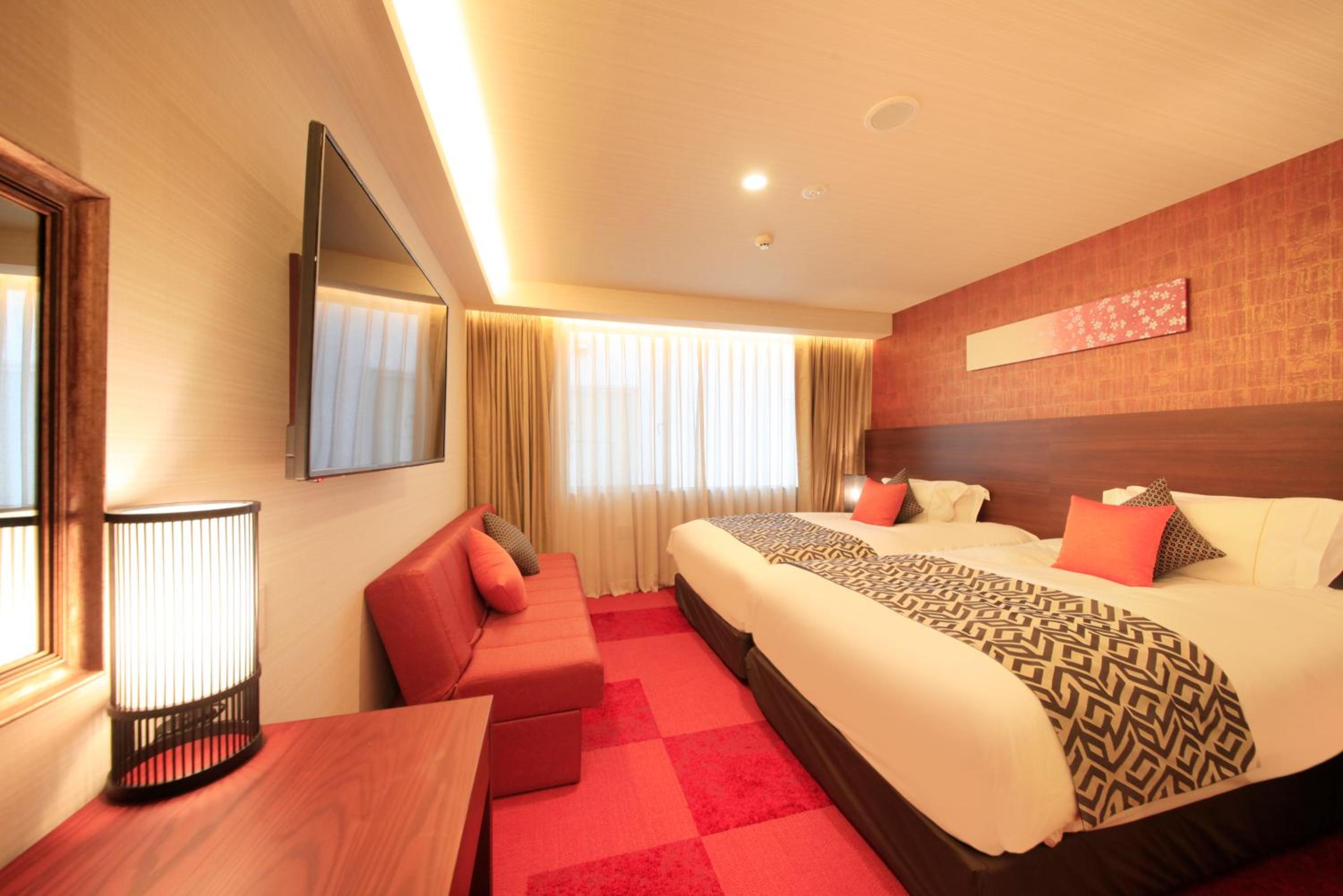 Semi Room, Superior, 2 Semi Double Beds, Sofa, Smoking
