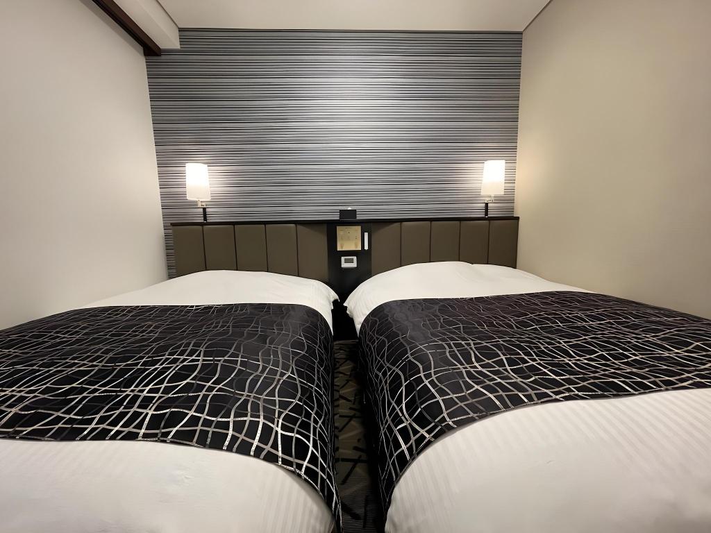 غرفة بسريرين مزدوجين، APA Hotel Hachioji Eki Nishi (ex Central Hotel Hachioji) 3/4