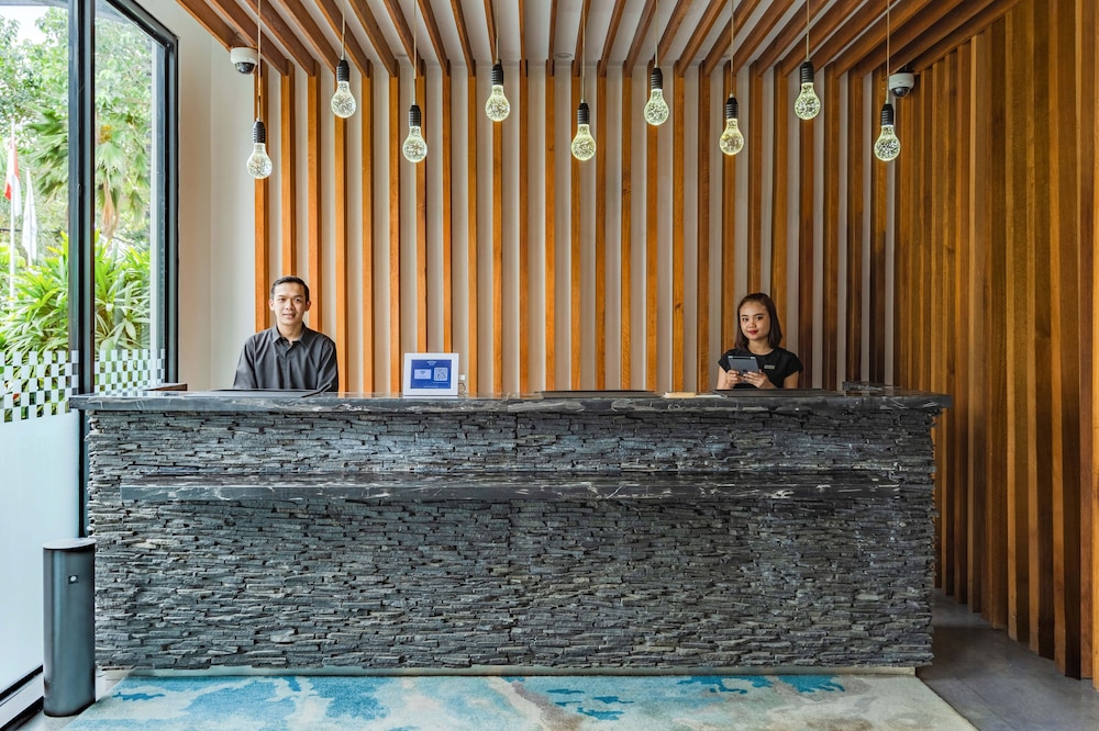 Lobby at Aston Anyer Beach Hotel, Cinangka