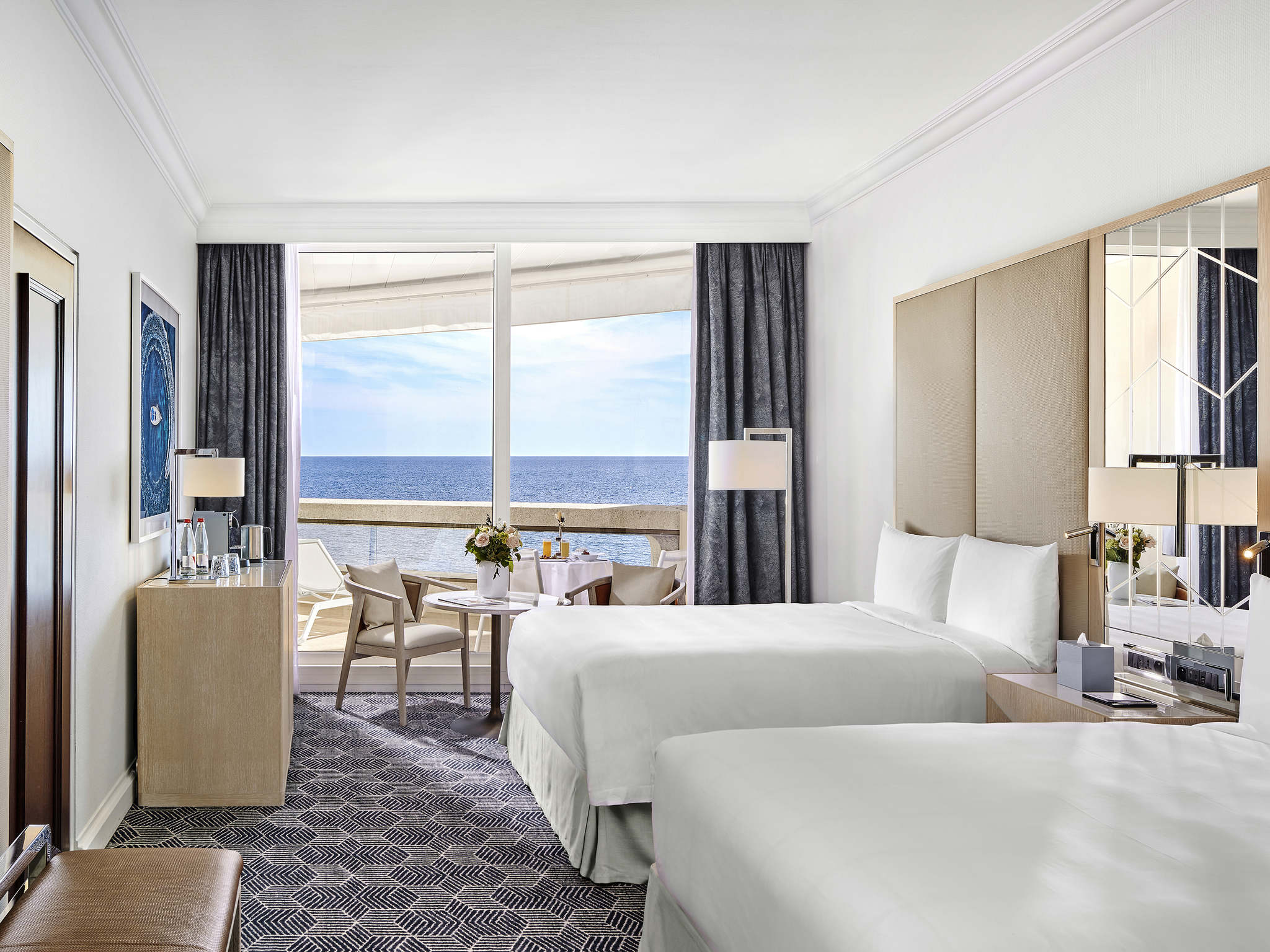 Deluxe, Double Bed, Sea View